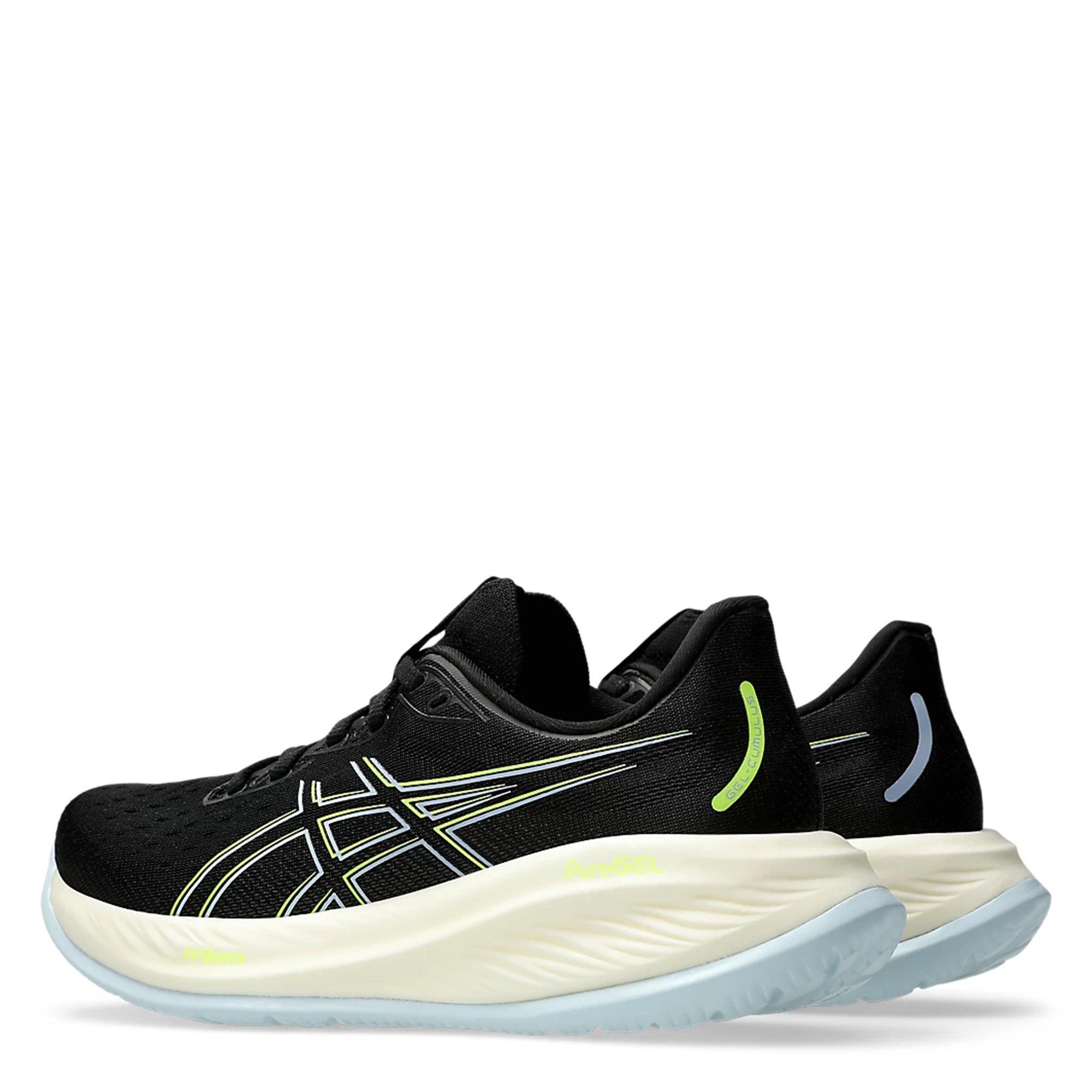 BLACK/STYYELLOW - Asics - Gel Cumulus 26 Womens Running Shoes - 6