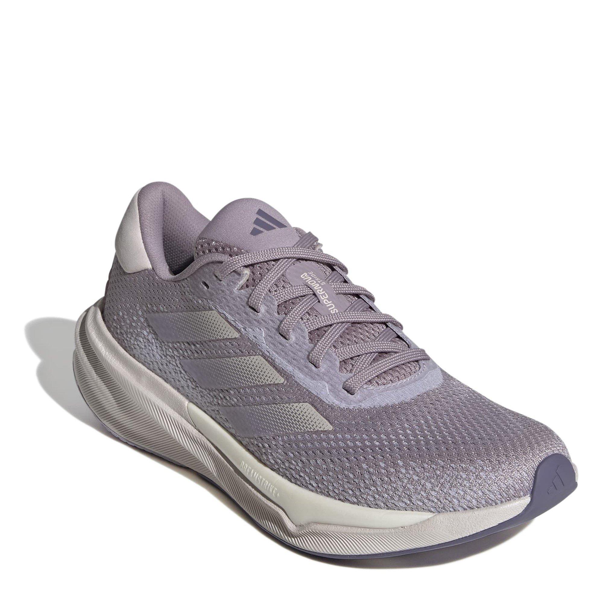 Fig/Grey - adidas - Supernova Stride Womens Running Shoes - 3