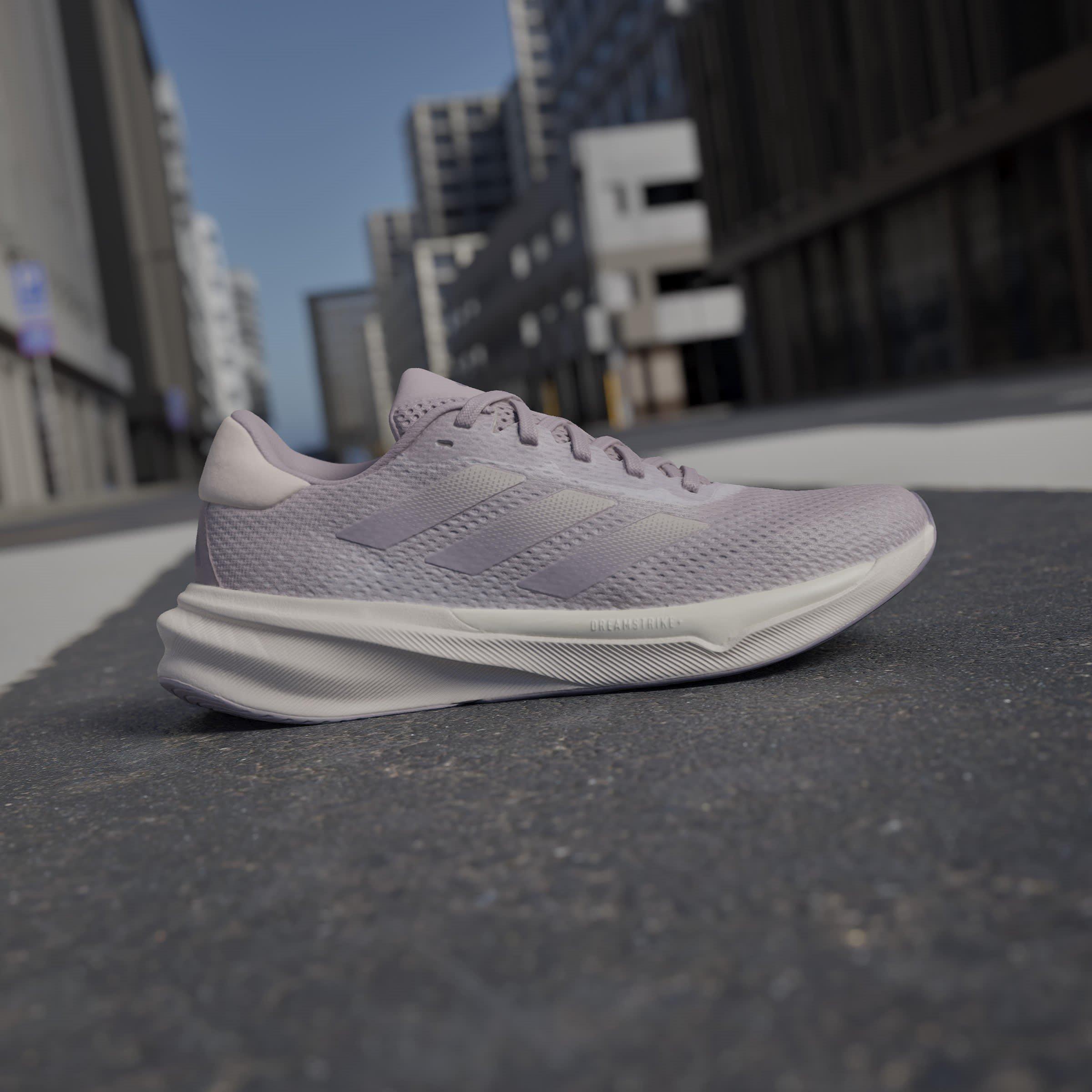 Fig/Grey - adidas - Supernova Stride Womens Running Shoes - 10