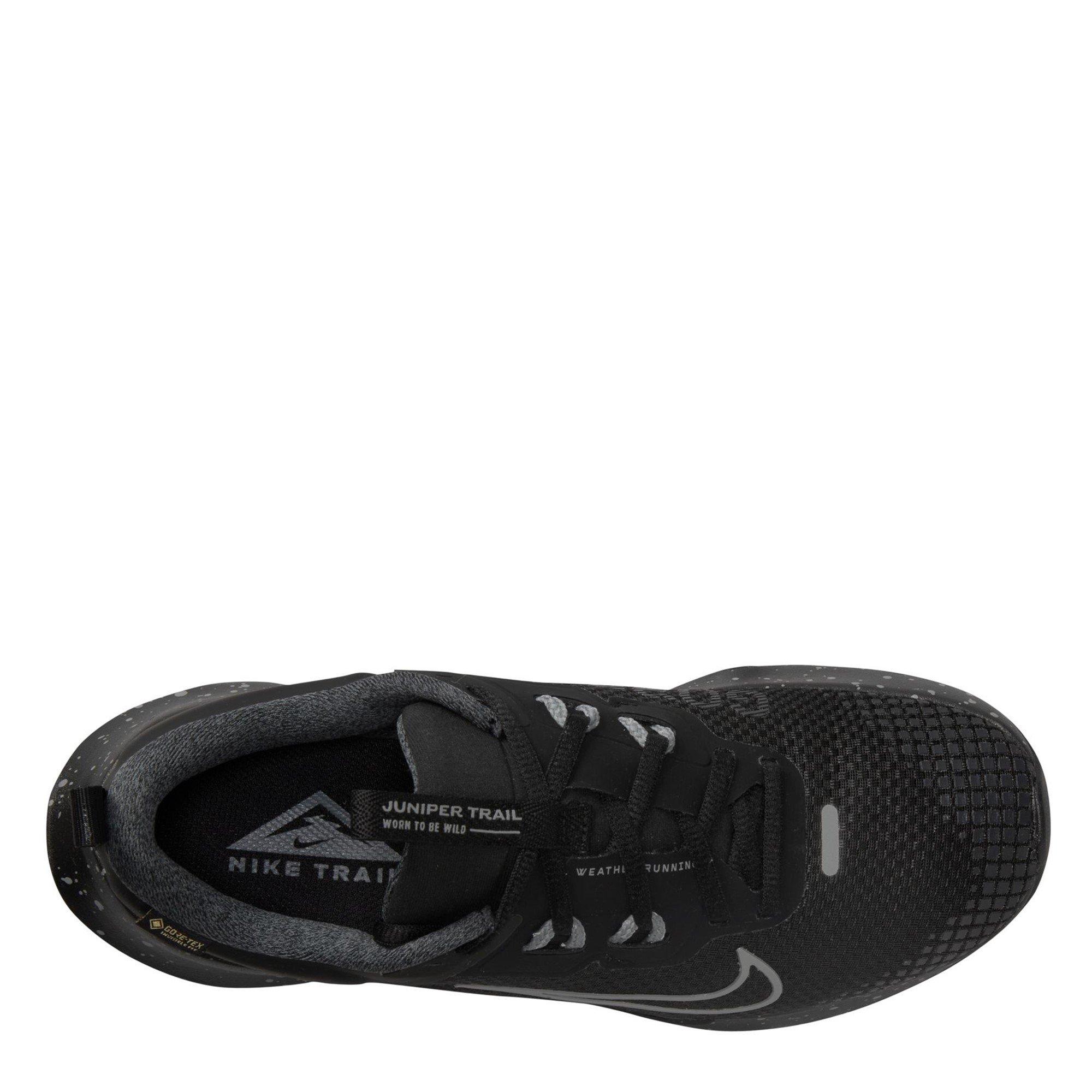 Zwart/Grijs - Nike - Juniper Trail 2 GORE-TEX Women's Waterproof Trail Running Shoes - 12