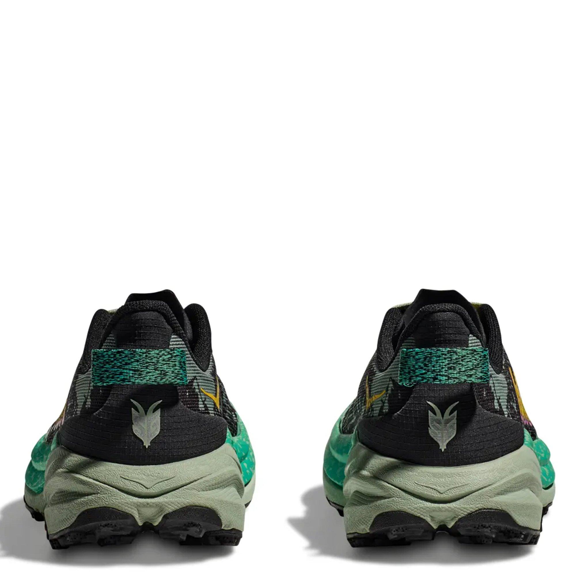 BLACK/ALOEVERA - Hoka - Speedgoat 6 Womens Trail Running Shoes - 8