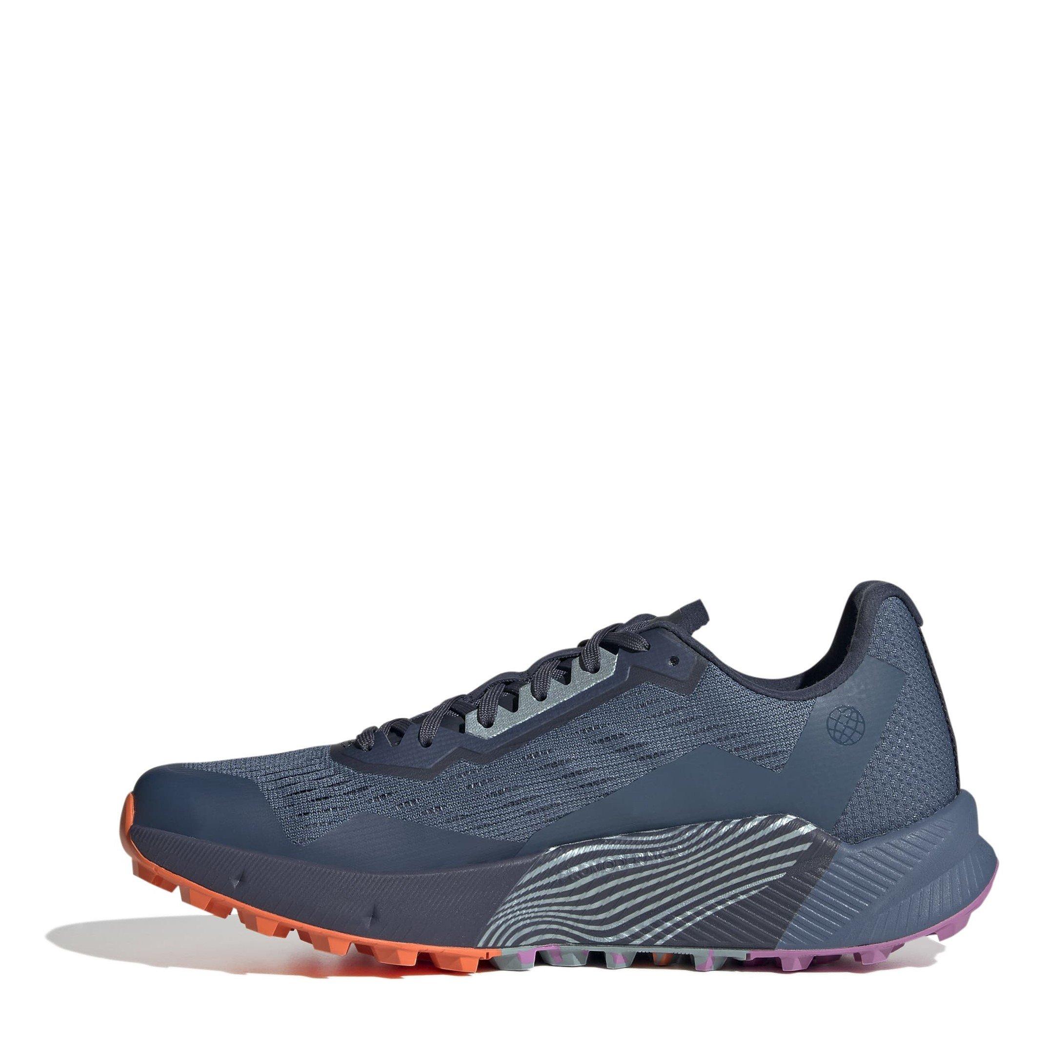 Grijs/Lila - adidas - Terrex Agravic Women's Trail Running Shoes - 2