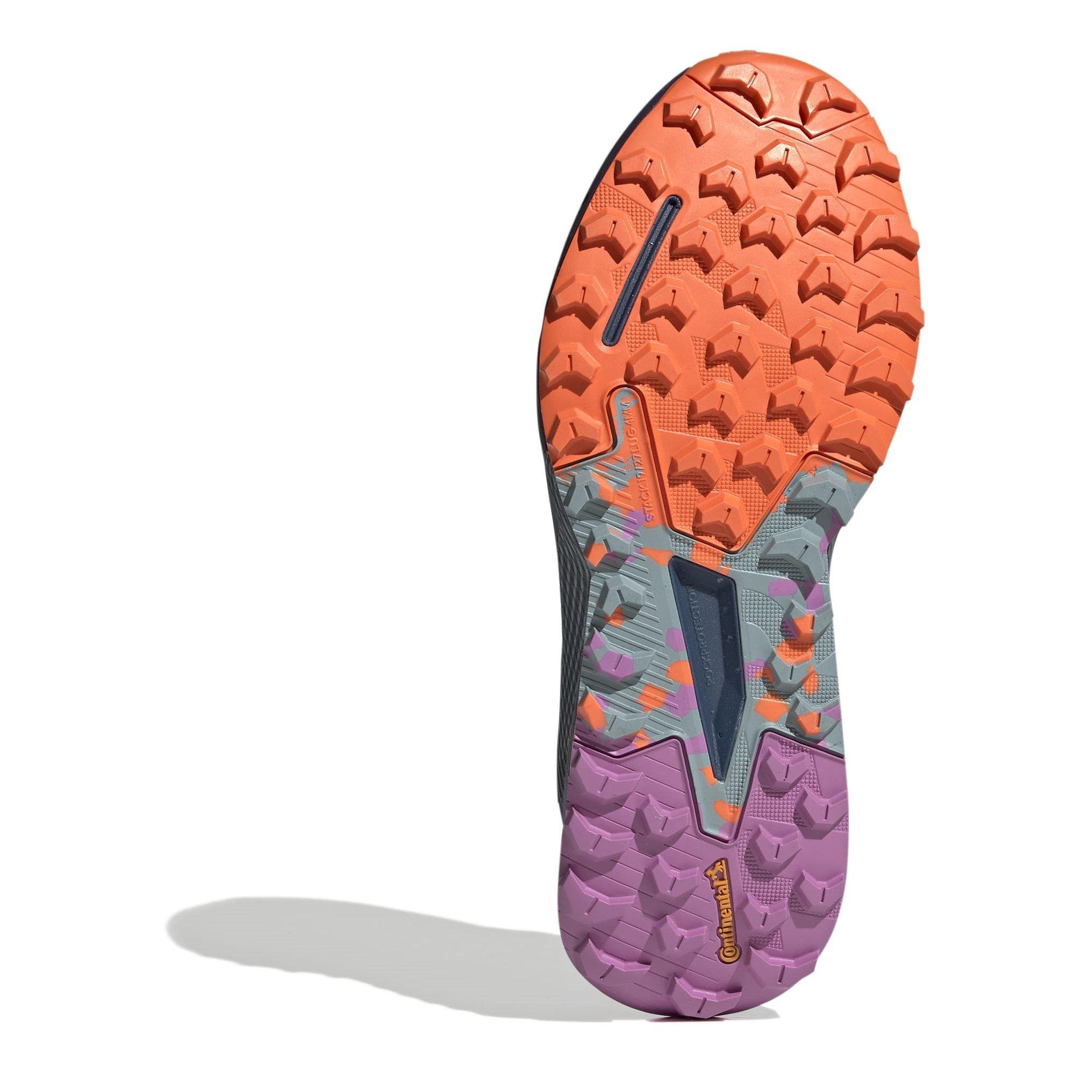 Grijs/Lila - adidas - Terrex Agravic Women's Trail Running Shoes - 6