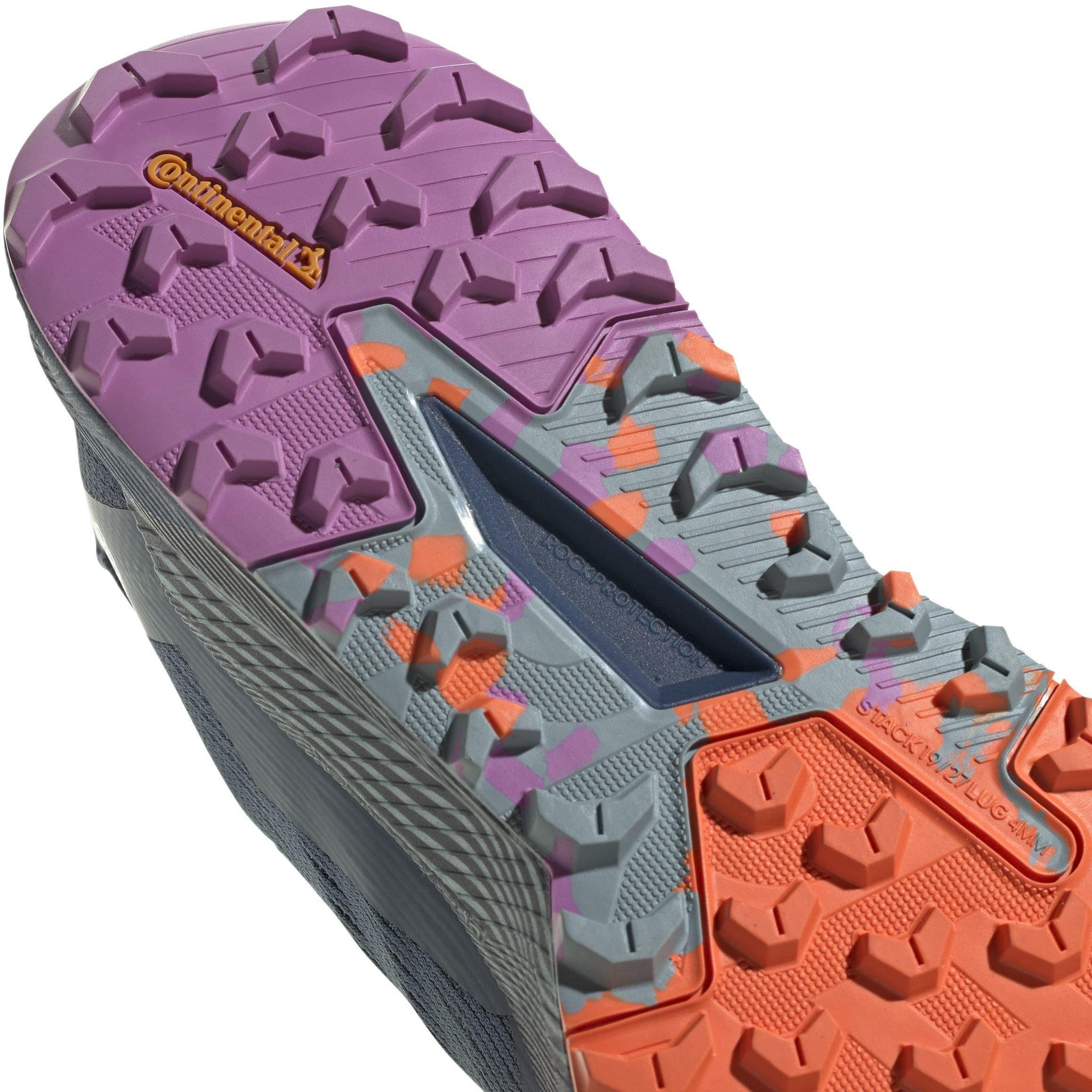 Grijs/Lila - adidas - Terrex Agravic Women's Trail Running Shoes - 9