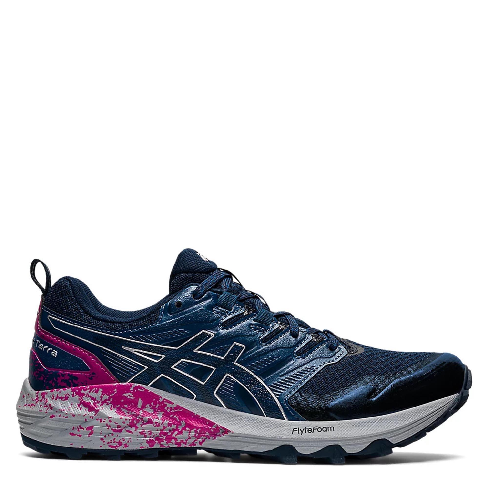 Asics women's gel fujitrabuco 7 trail running shoes outlet - purple/black