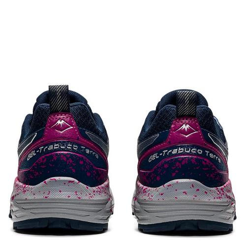 FRE BLUE/SILVER - Asics - GEL Trabuco Terra Womens Trail Running Shoes - 7