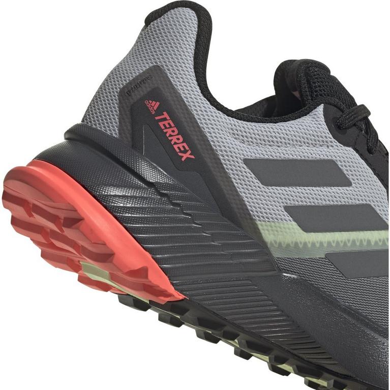 grey/turbo - adidas - Terrex Soulstride RAIN.RDY Trail Running Shoes Mens - 7