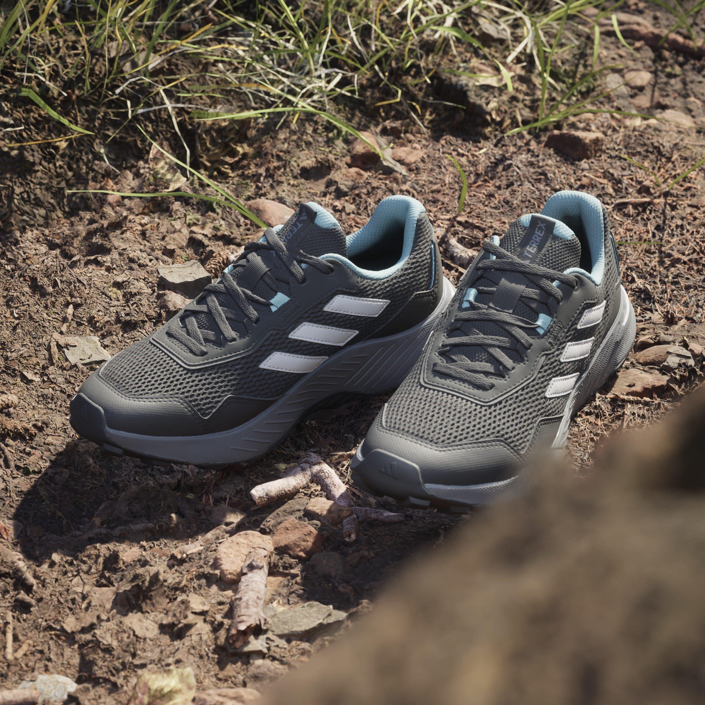 Core Black/Grey - adidas - Tracefinder Womens Trail Running Shoes - 13