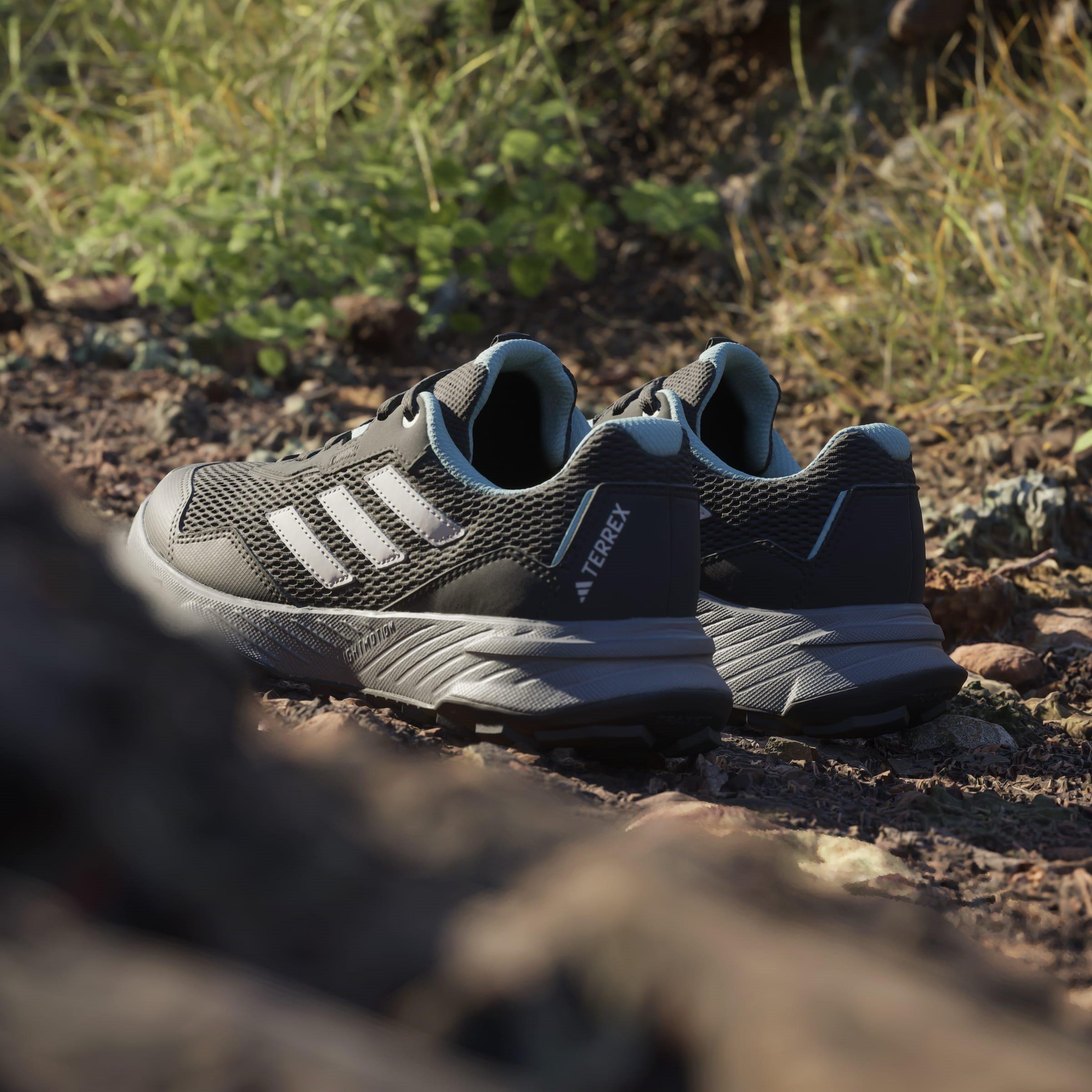 Core Black/Grey - adidas - Tracefinder Womens Trail Running Shoes - 14