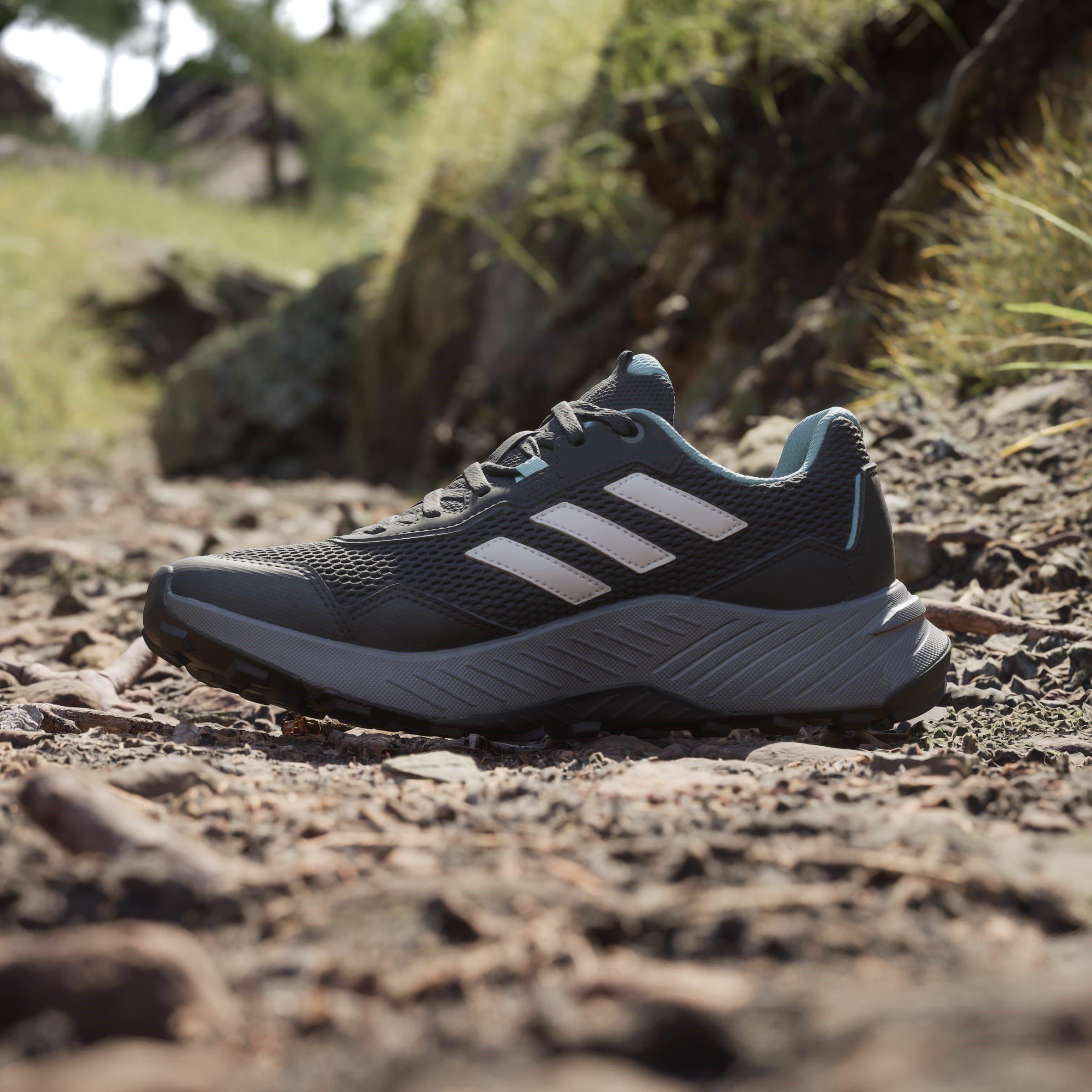 Core Black/Grey - adidas - Tracefinder Womens Trail Running Shoes - 15