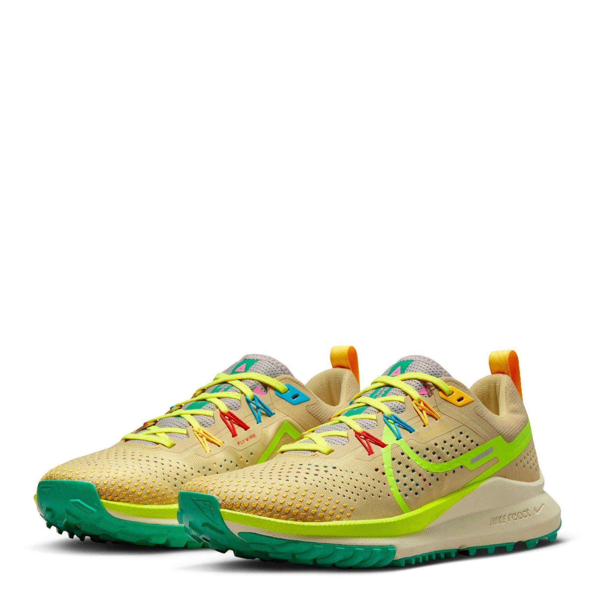 TEAM GOLD/VOLT- - Nike - React Pegasus Trail 4 Women's Trail Running Shoes - 4