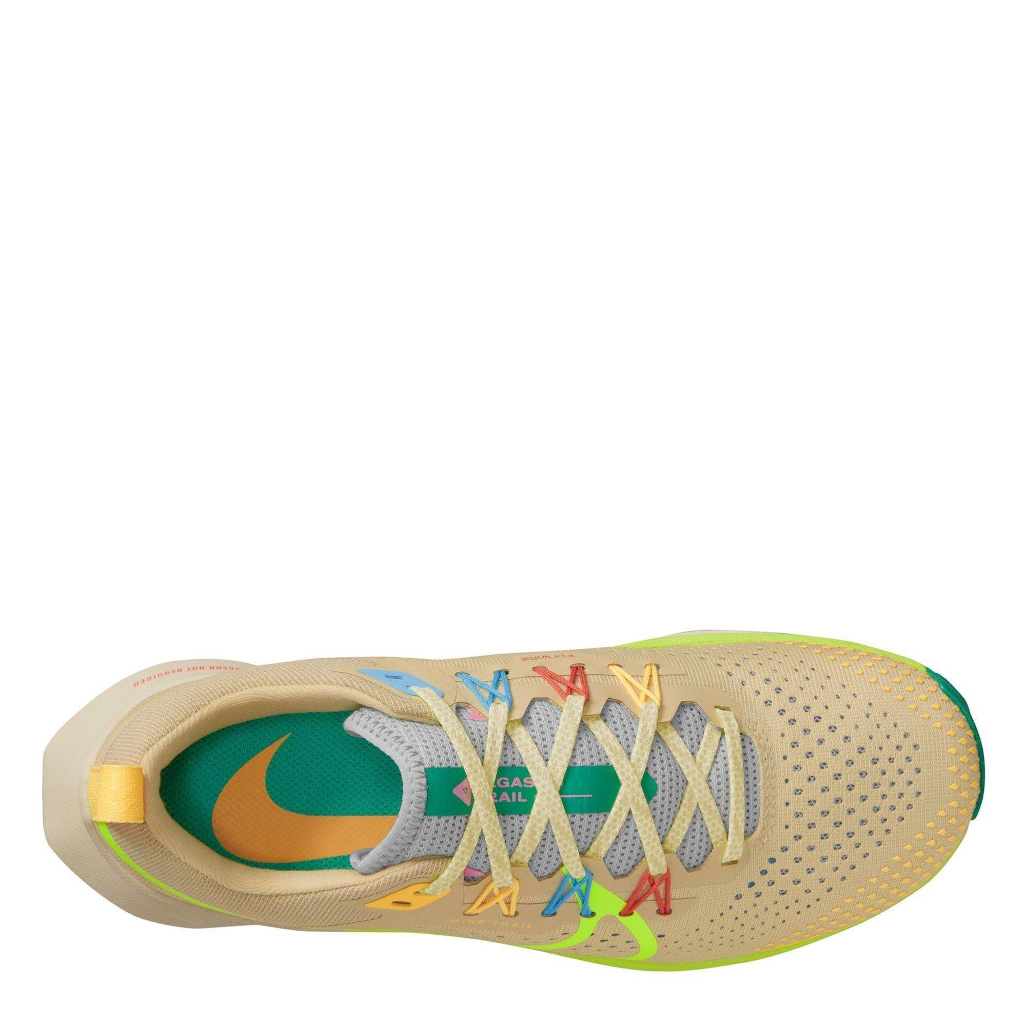 TEAM GOLD/VOLT- - Nike - React Pegasus Trail 4 Women's Trail Running Shoes - 10