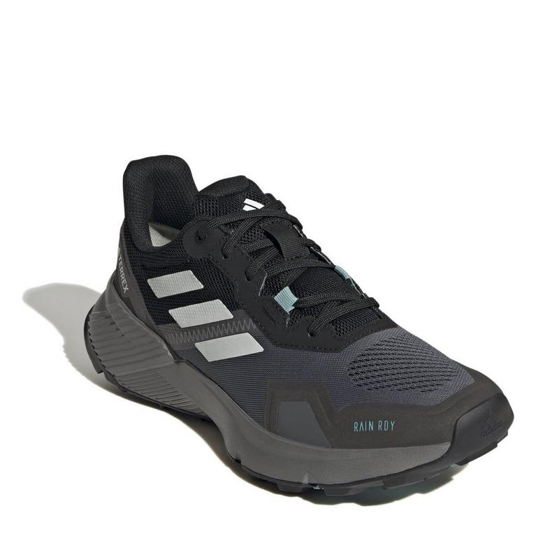 Noir/Blanc - adidas - Terrex Soulstride Rain.Rdy Womens Trail Running Shoes - 3