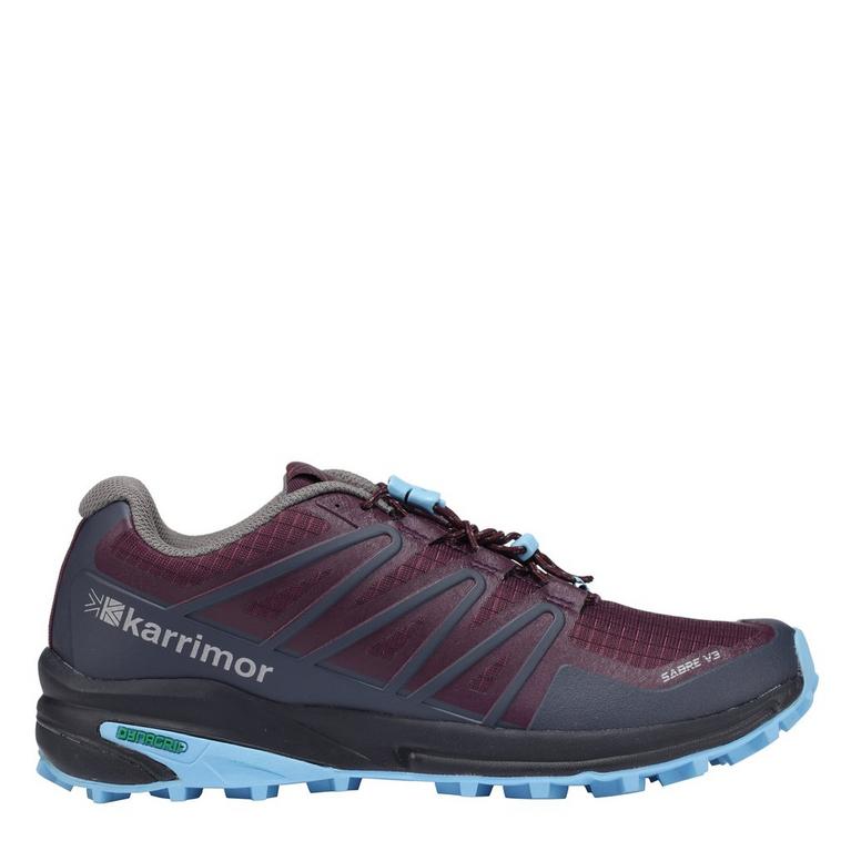 Prune/Bleu - Karrimor - Sabre 3 Trail Running Shoes - 1