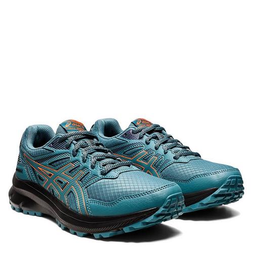 MIS PINE/ORANGE - Asics - Trail Scout 2 Womens Trail Running Shoes - 5