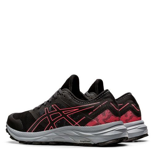 BLACK/BLA CORAL - Asics - GEL Excite Womens Trail Running Shoes - 6