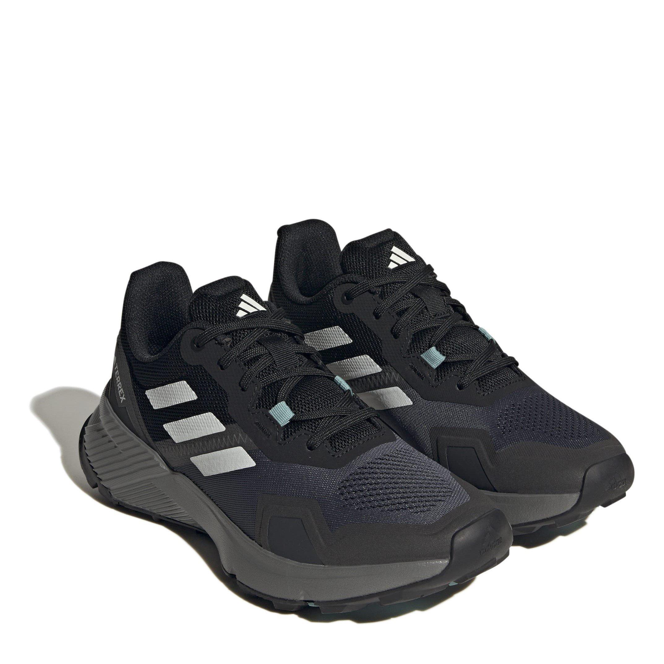 CBlack/Wht/Grey - adidas - Terrex Soulstride Womens Trail Running Shoes - 3