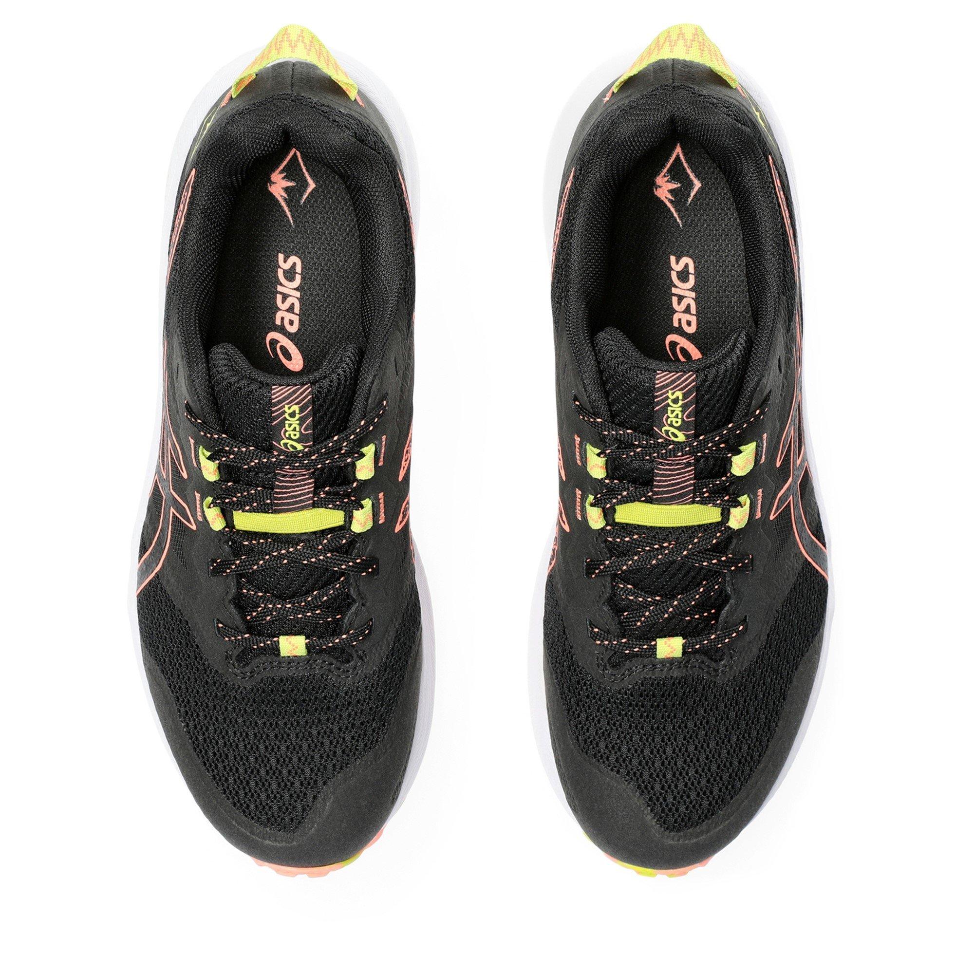 Black/Sun Coral - Asics - GEL Trabuco Terra 2 Womens Trail Running Shoes - 6