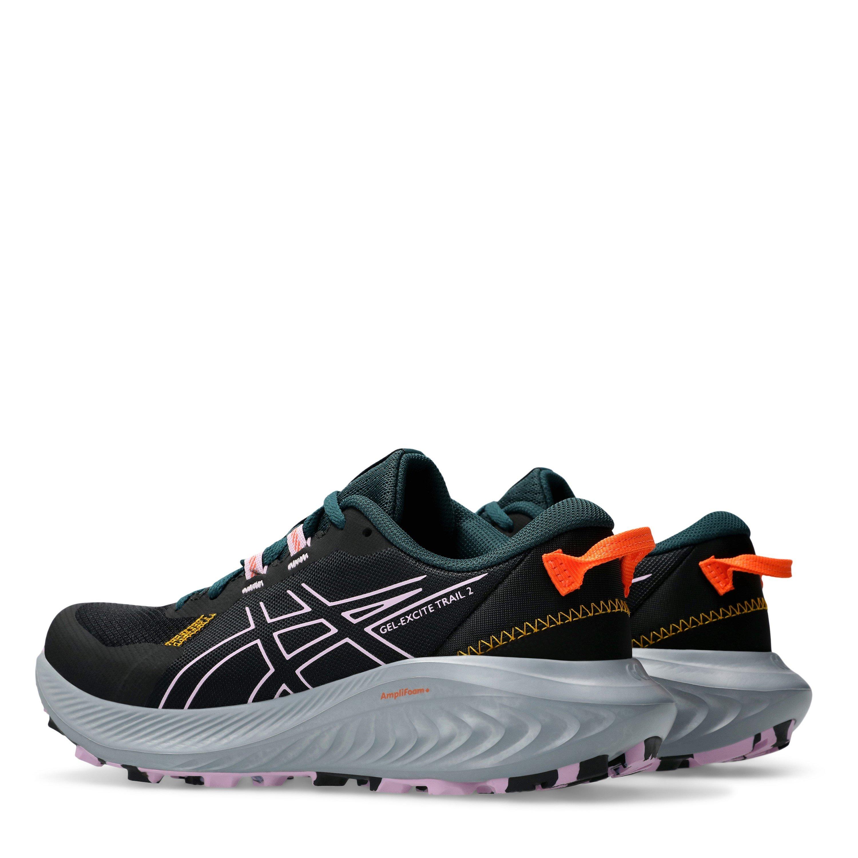BLACK/LIGHT UBE - Asics - GEL Excite Trail 2 Womens Shoes - 5
