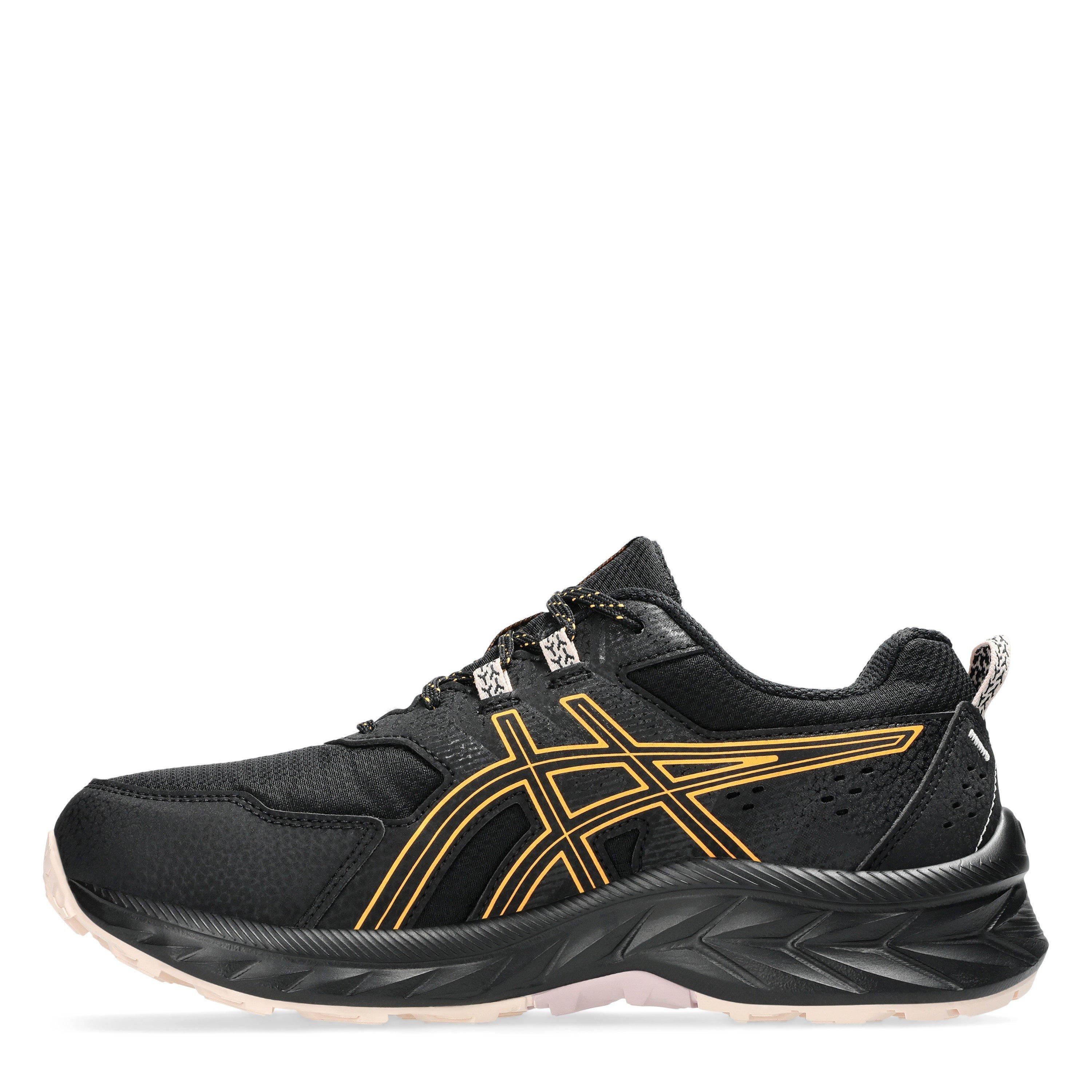 Preto/Laranja - Asics - GEL-Venture 9 Waterproof Women's Trail Running Shoes - 2