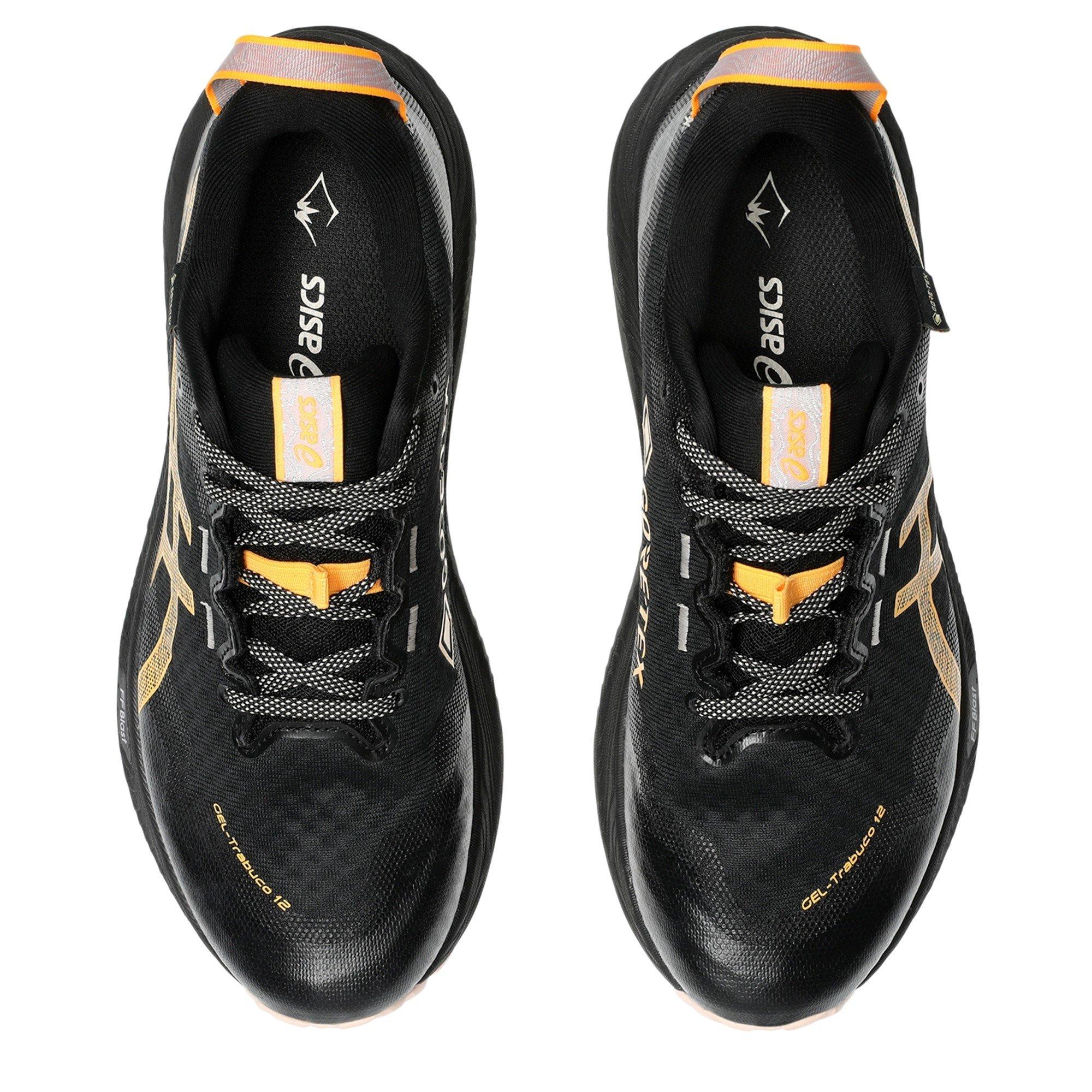 Negro/Naranja - Asics - GEL-TRABUCO 12 GTX Women's Trail Running Shoes - 6