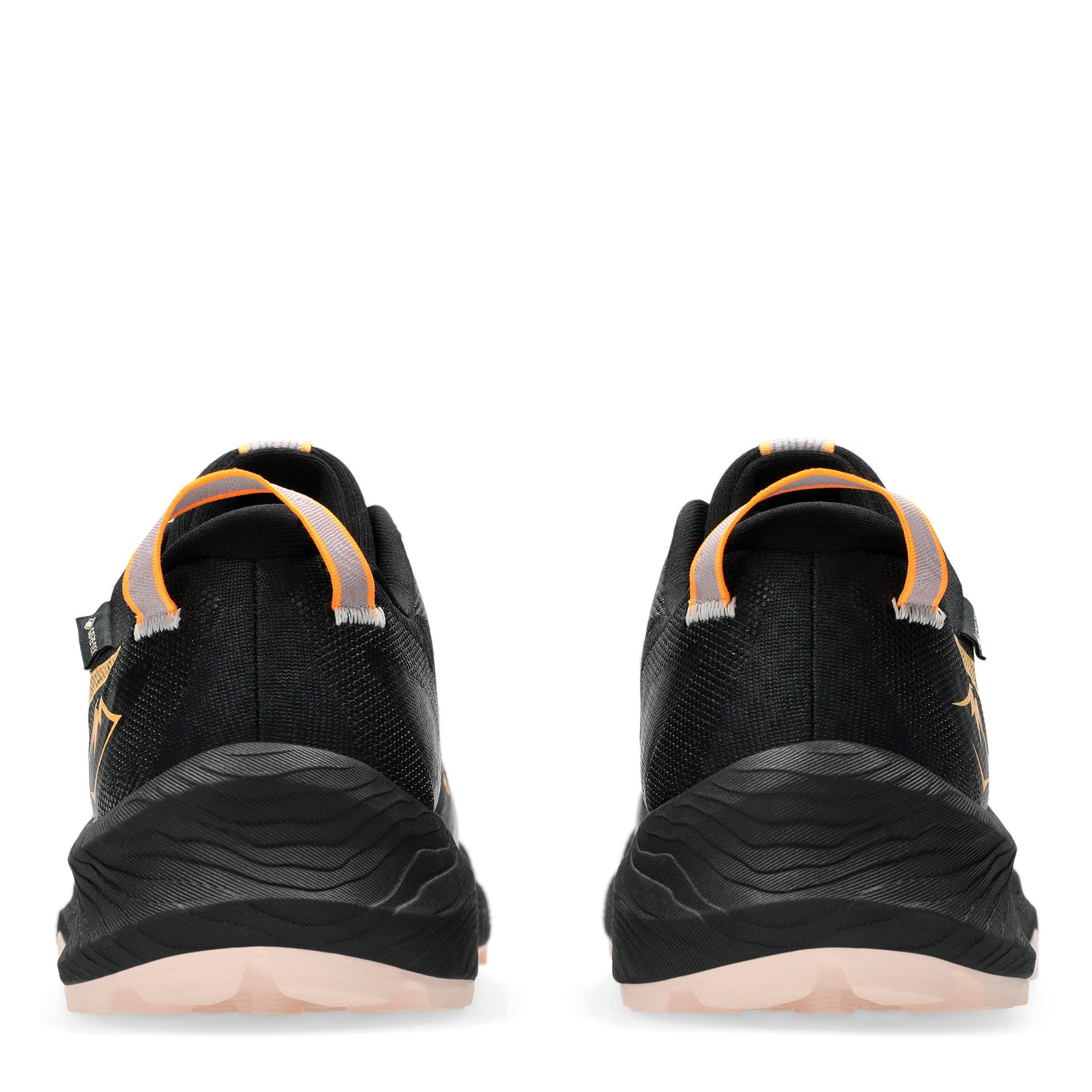 Negro/Naranja - Asics - GEL-TRABUCO 12 GTX Women's Trail Running Shoes - 7