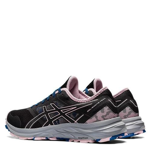 BLACK/BARE ROSE - Asics - GEL Excite Womens Trail Running Shoes - 6