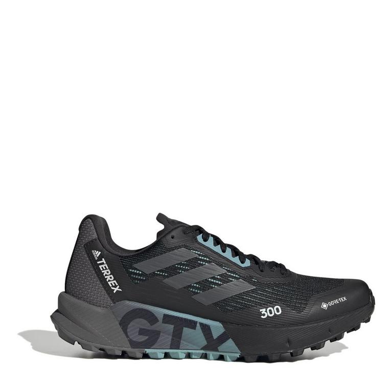 Noir/Bleu - adidas - Terrex Agravic Flow 2.0 Trail Running Shoes Womens - 1