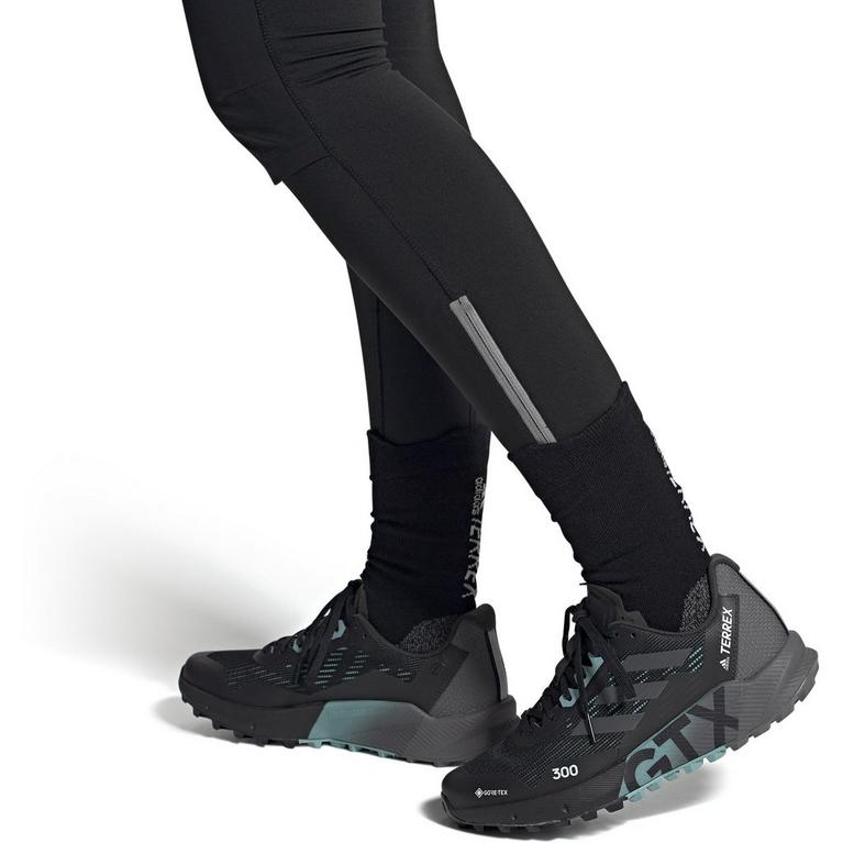 Noir/Bleu - adidas - Terrex Agravic Flow 2.0 Trail Running Shoes Womens - 11