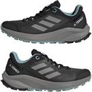 Negro/Gris - adidas - Terrex Trailrider Ladies Trail Running Shoes - 9