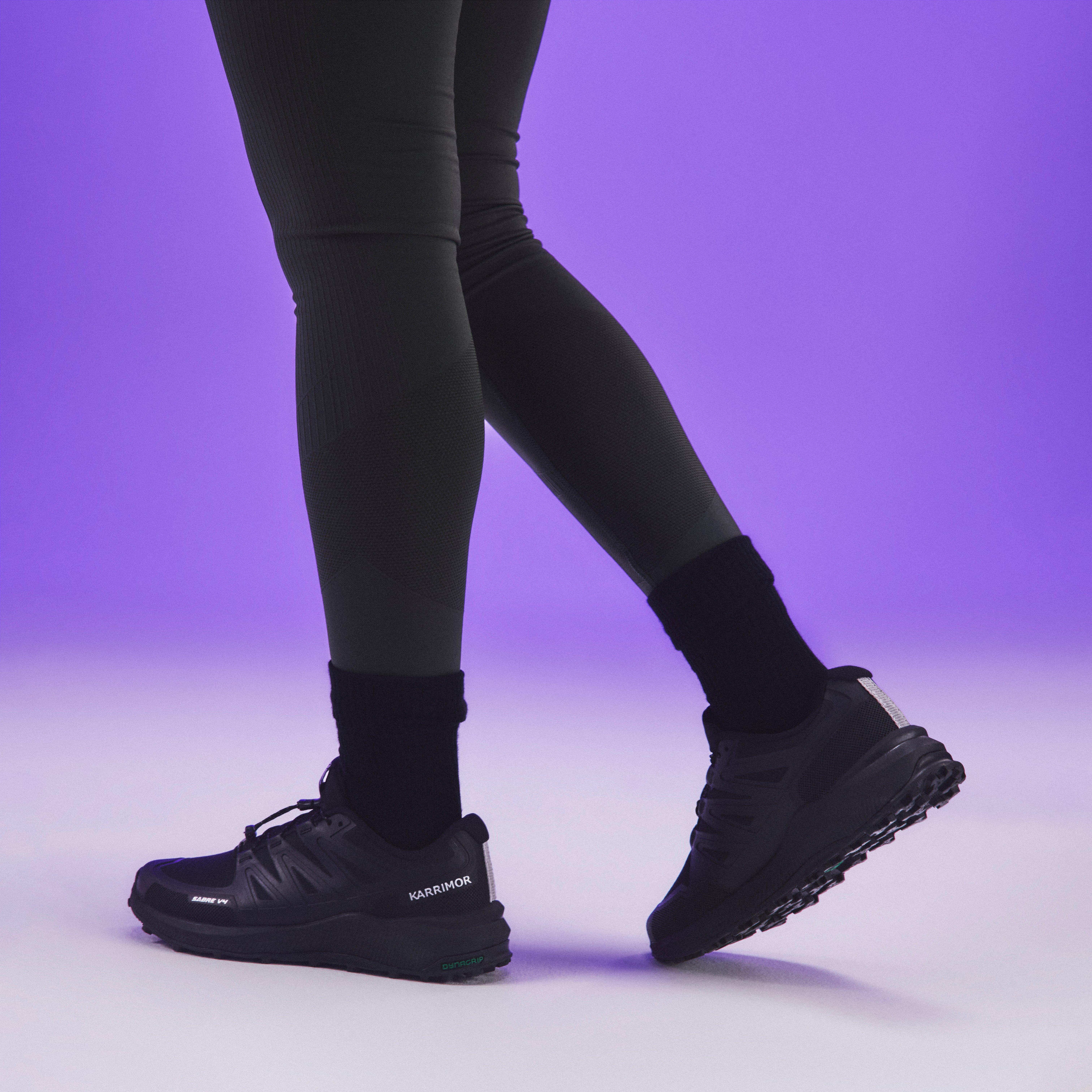 Black/Black - Karrimor - Sabre 4 Trail Running Shoes Ladies - 3