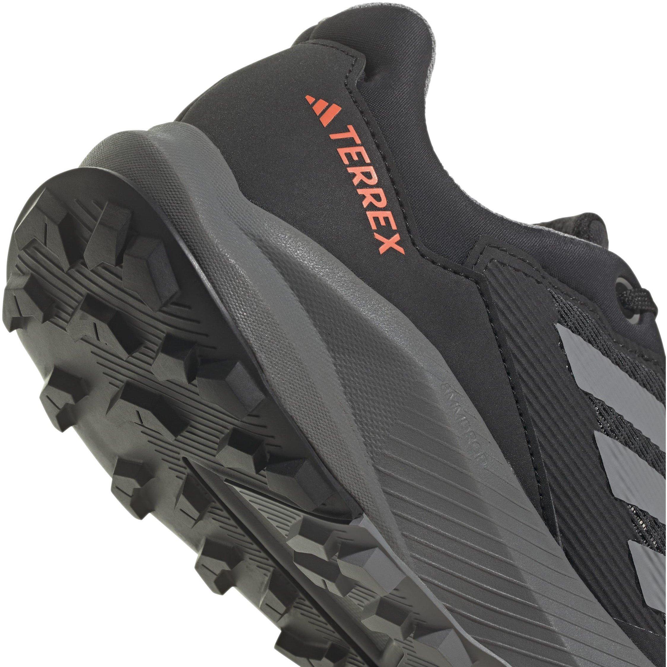 Schwarz/Grau - adidas - Terrex Trail Rider Gore-Tex Trail Womens Running Shoes - 8