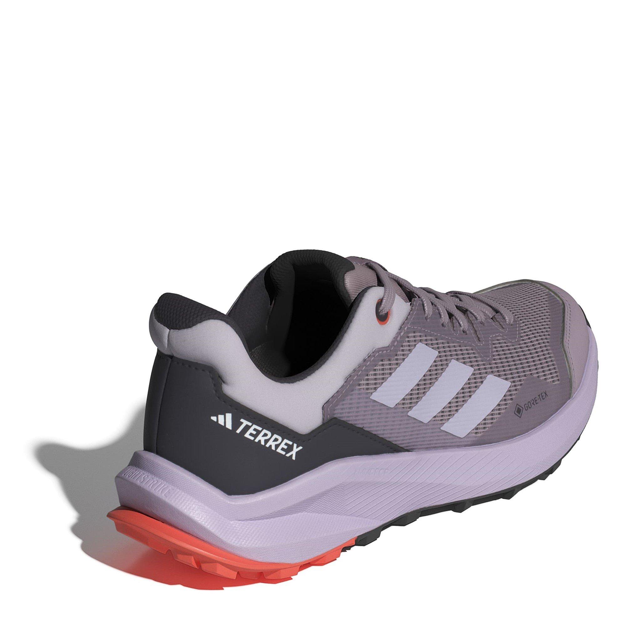 Fig/Gris - adidas - Terrex Trail Rider Gore-Tex Trail Womens Running Shoes - 4