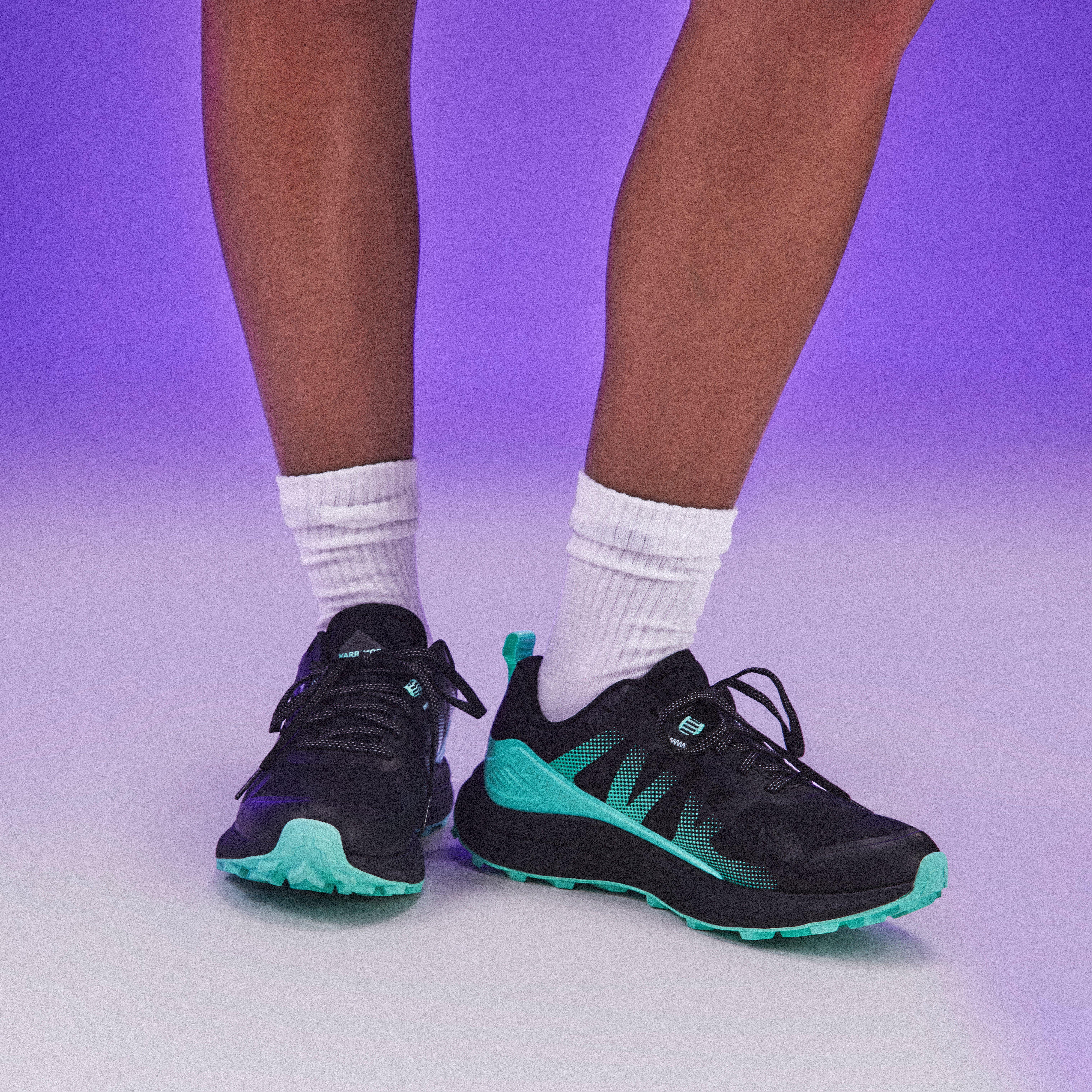 Zwart/Teal - Karrimor - Apex v4 Waterproof Running Shoes Womens - 3