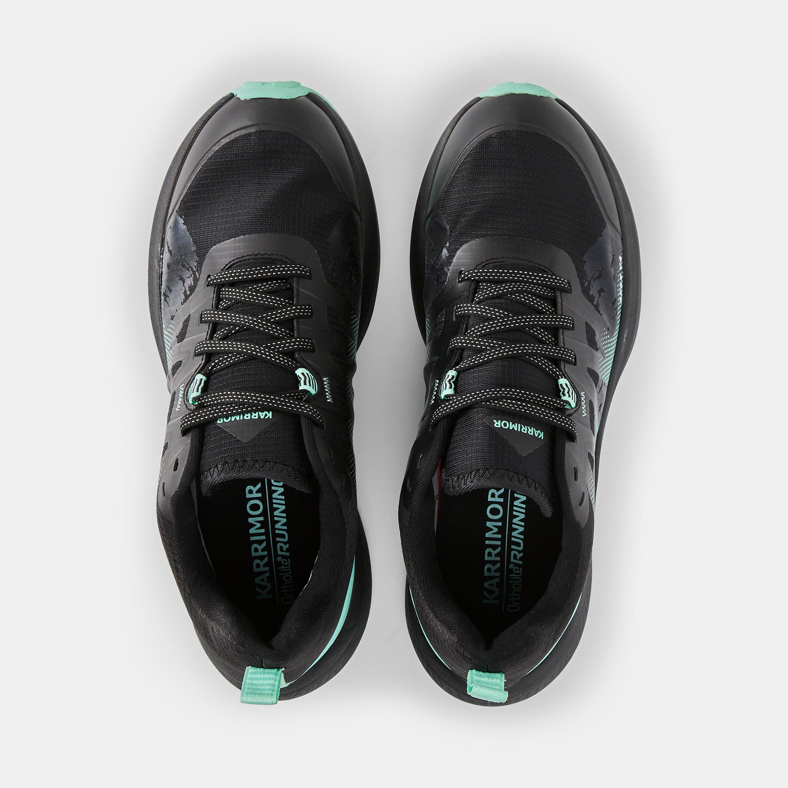 Zwart/Teal - Karrimor - Apex v4 Waterproof Running Shoes Womens - 6