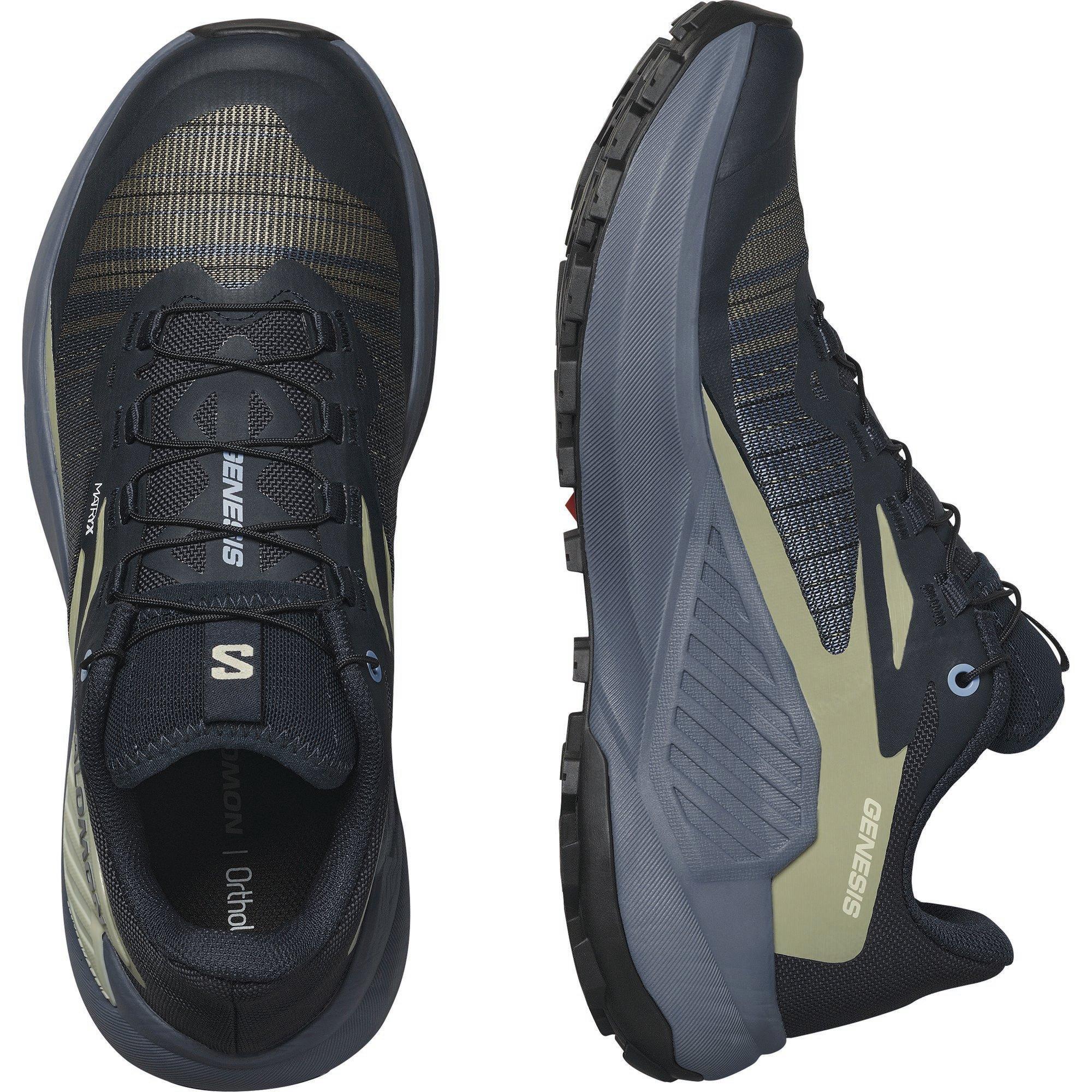 Carbono/Azul - Salomon - Genesis Ladies Trail Running Shoes - 4