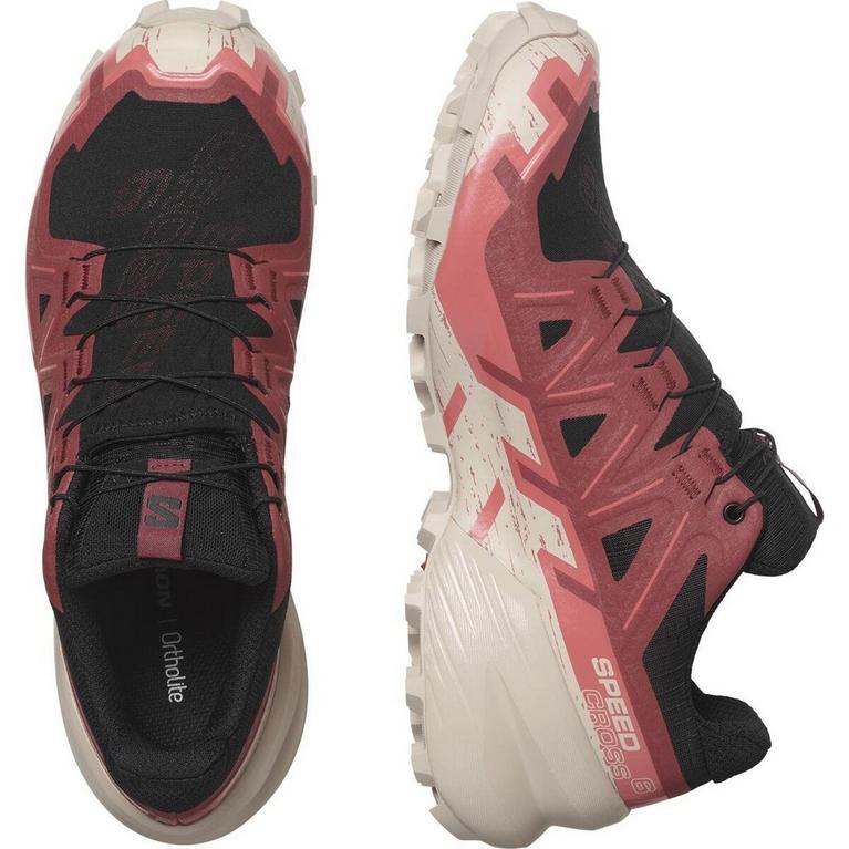 zapatillas de running Salomon trail constitución fuerte marrones - Salomon - Speedcross 6 GoreTex Women's Trail Running Shoes - 5