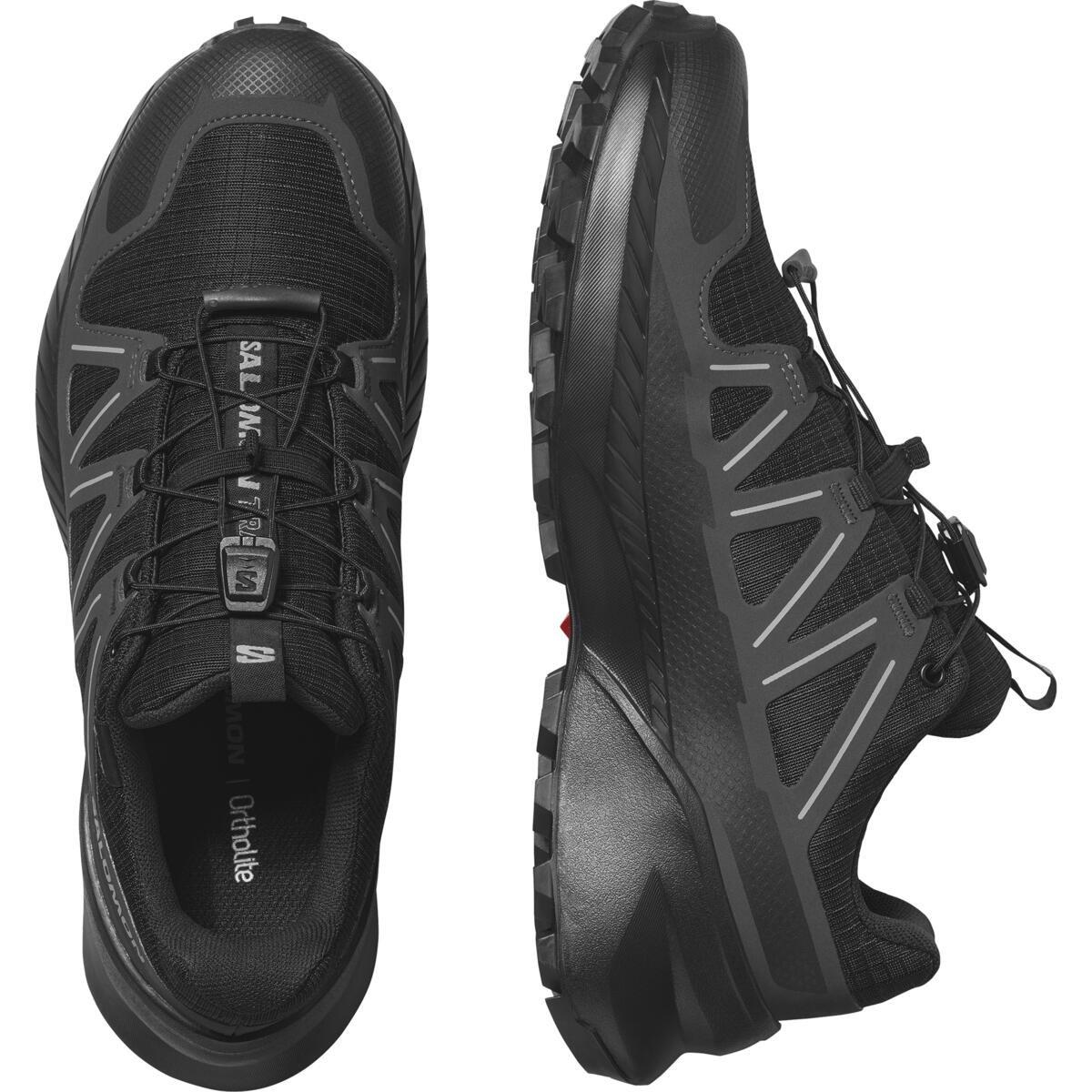Black/Black - Salomon - Speedcross Peak GoreTex Ladie's Trail Running Shoes - 6