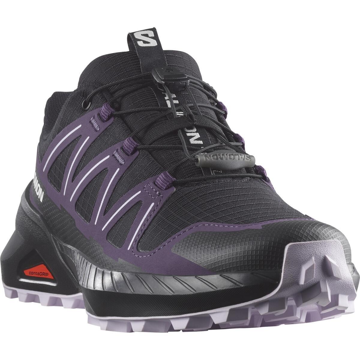 Black/Violet - Salomon - Speedcross Peak Ladie's Trail Running Shoes - 2