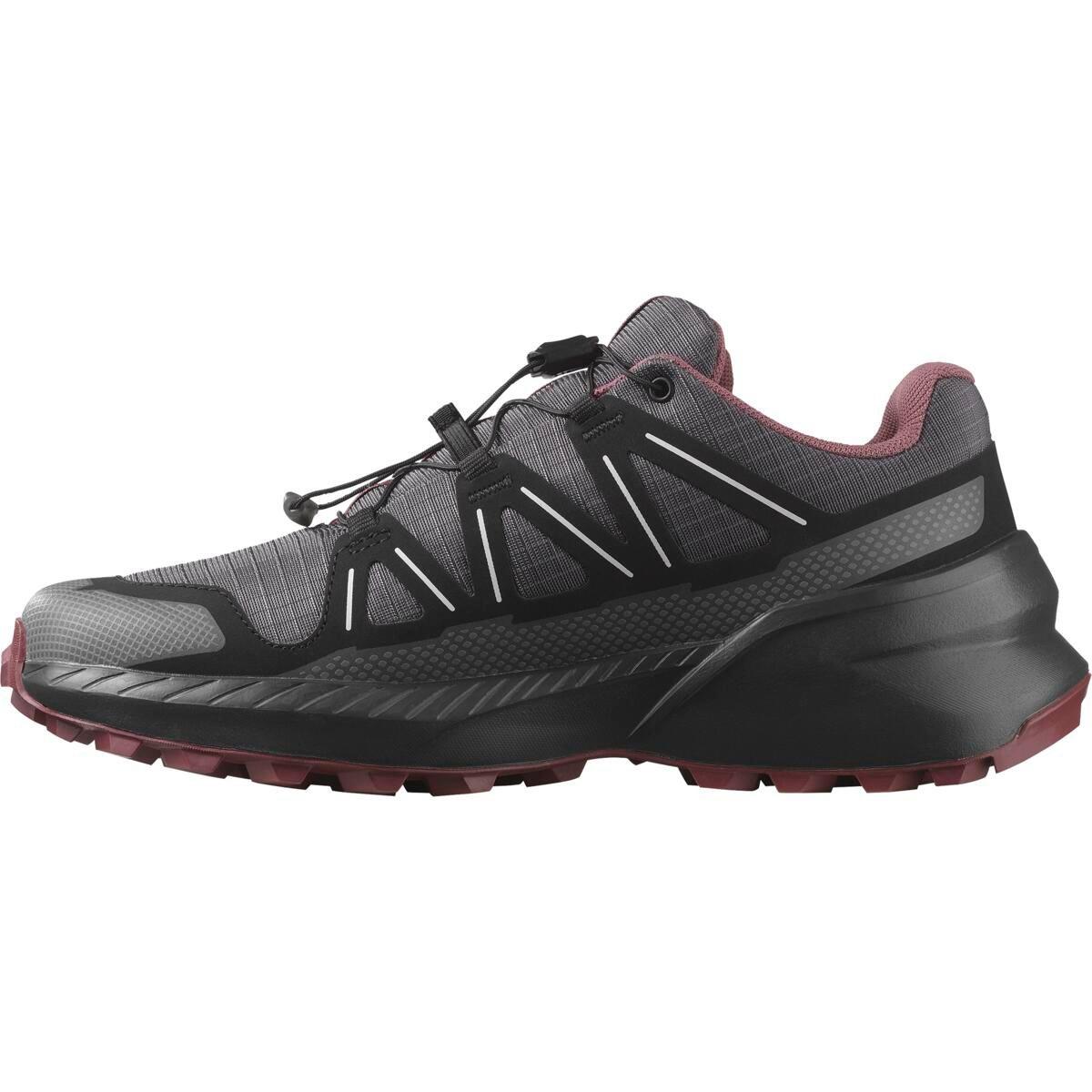 Asphalt/Black - Salomon - Speedcross Peak Trail Running Shoes Womens - 2