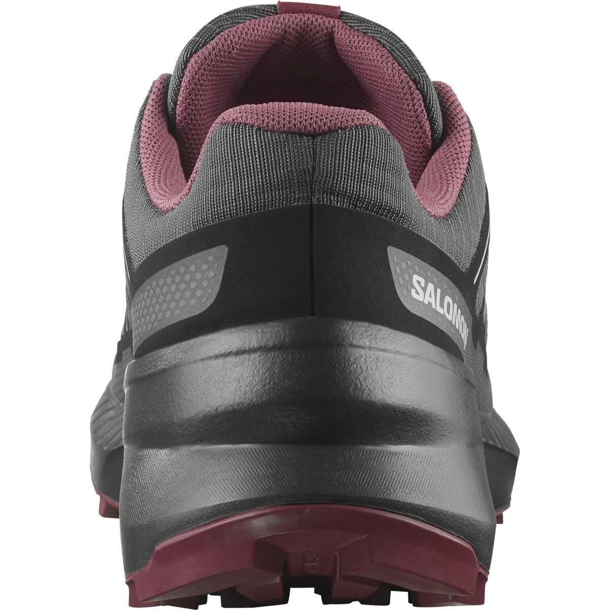 Asphalt/Black - Salomon - Speedcross Peak Trail Running Shoes Womens - 4