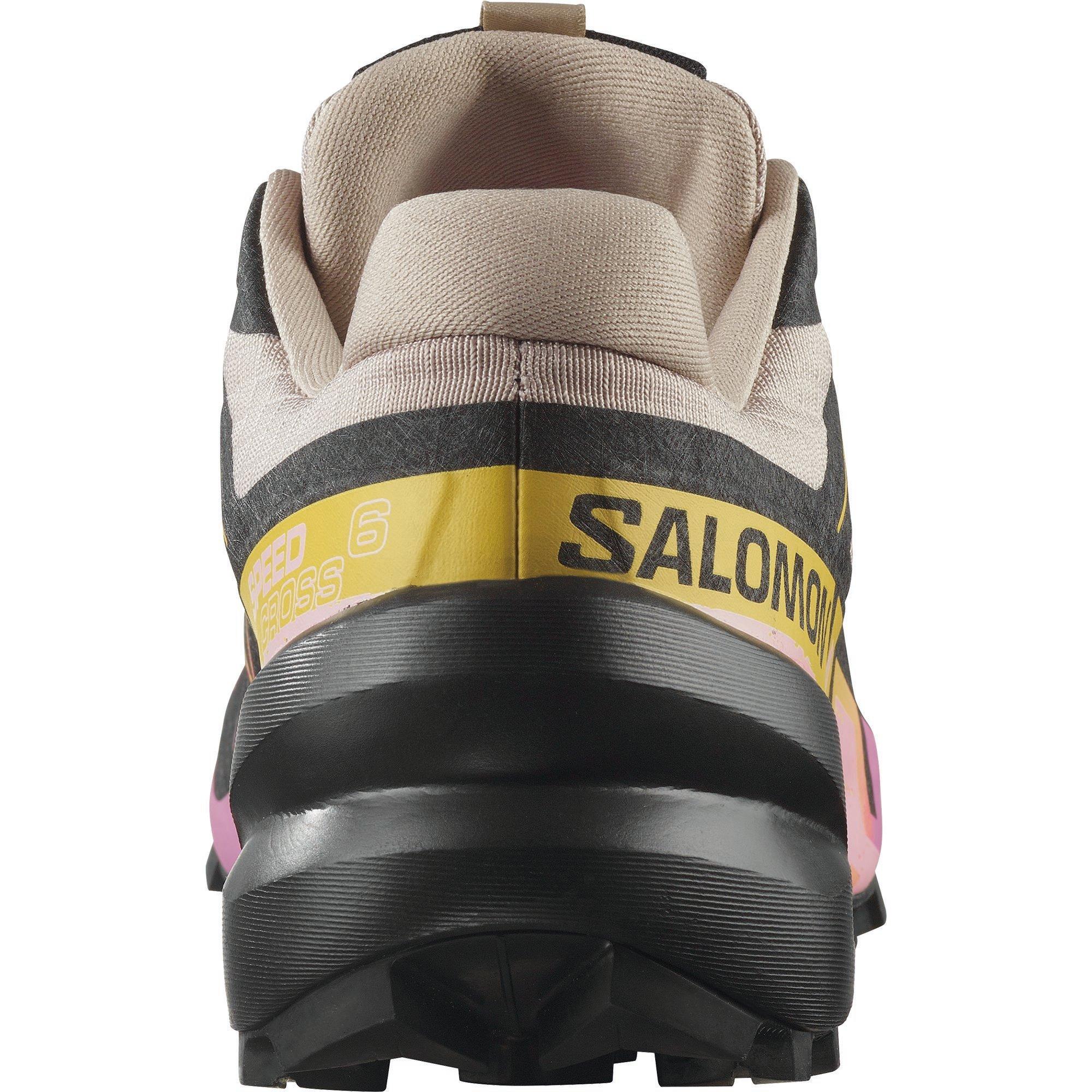 Beige/Rosa - Salomon - Speedcross 6 Trail Running Shoes Womens - 5