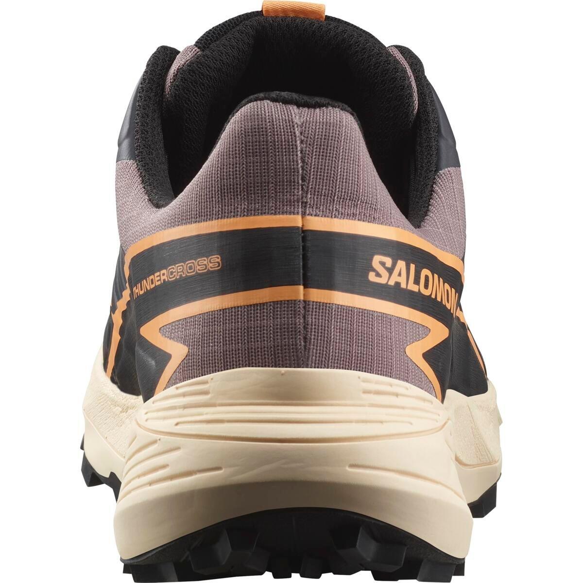 Grijs/Papaja - Salomon - Thundercross GoreTex Ladie's Trail Running Shoes - 9