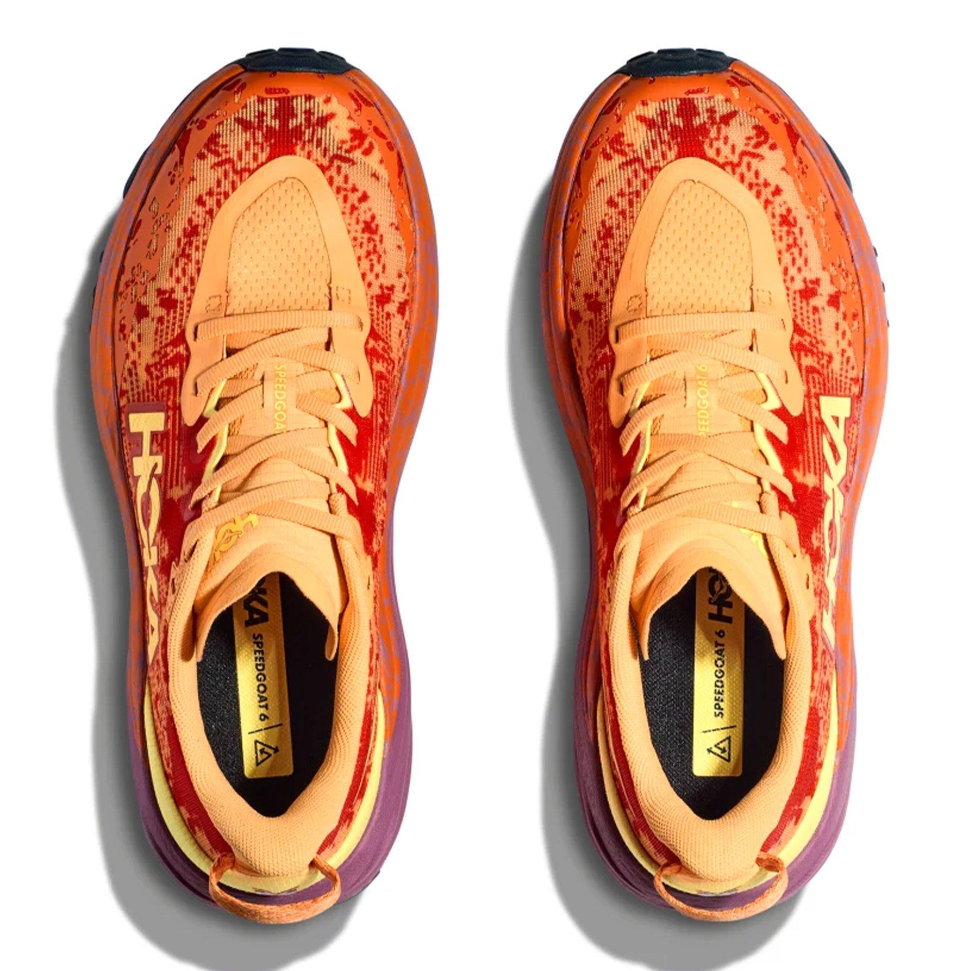 Sherbet/Beetrot - Hoka - Speedgoat 6 Wide Womens Trail Running Shoes - 2