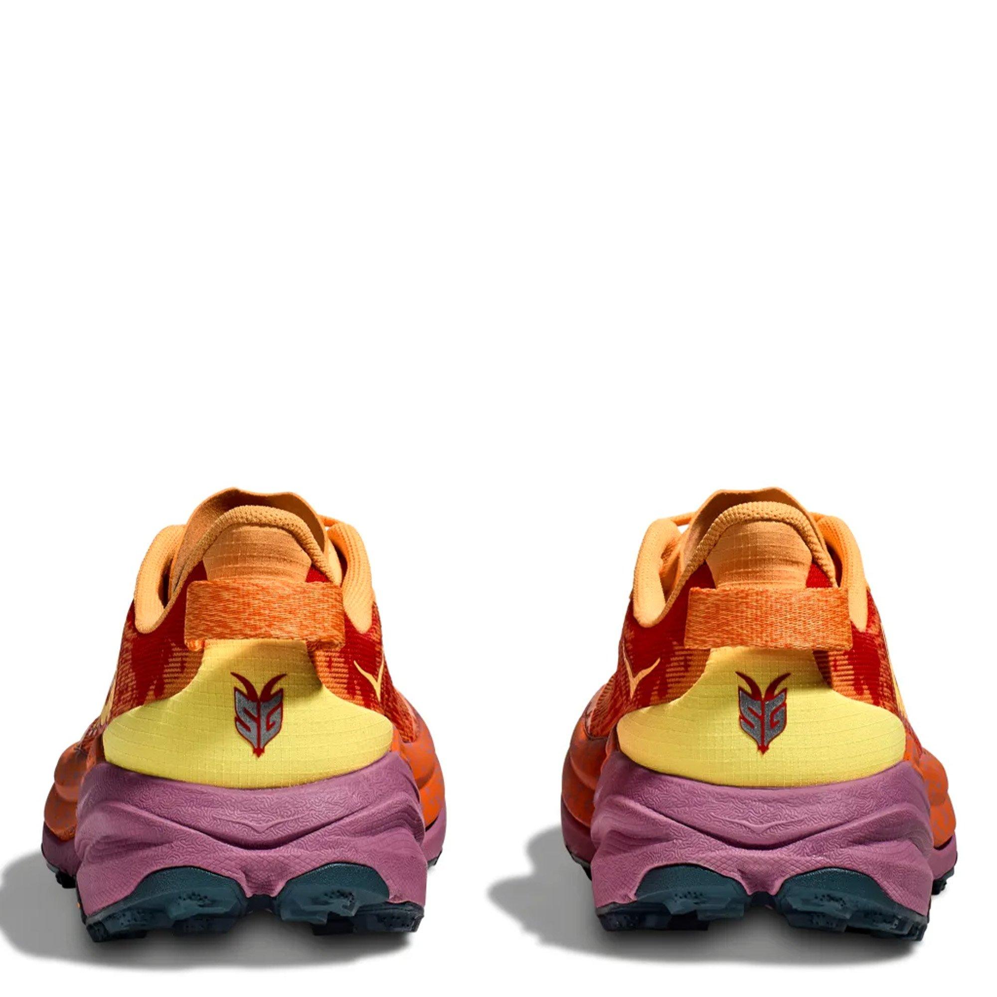 Sherbet/Beetrot - Hoka - Speedgoat 6 Wide Womens Trail Running Shoes - 5