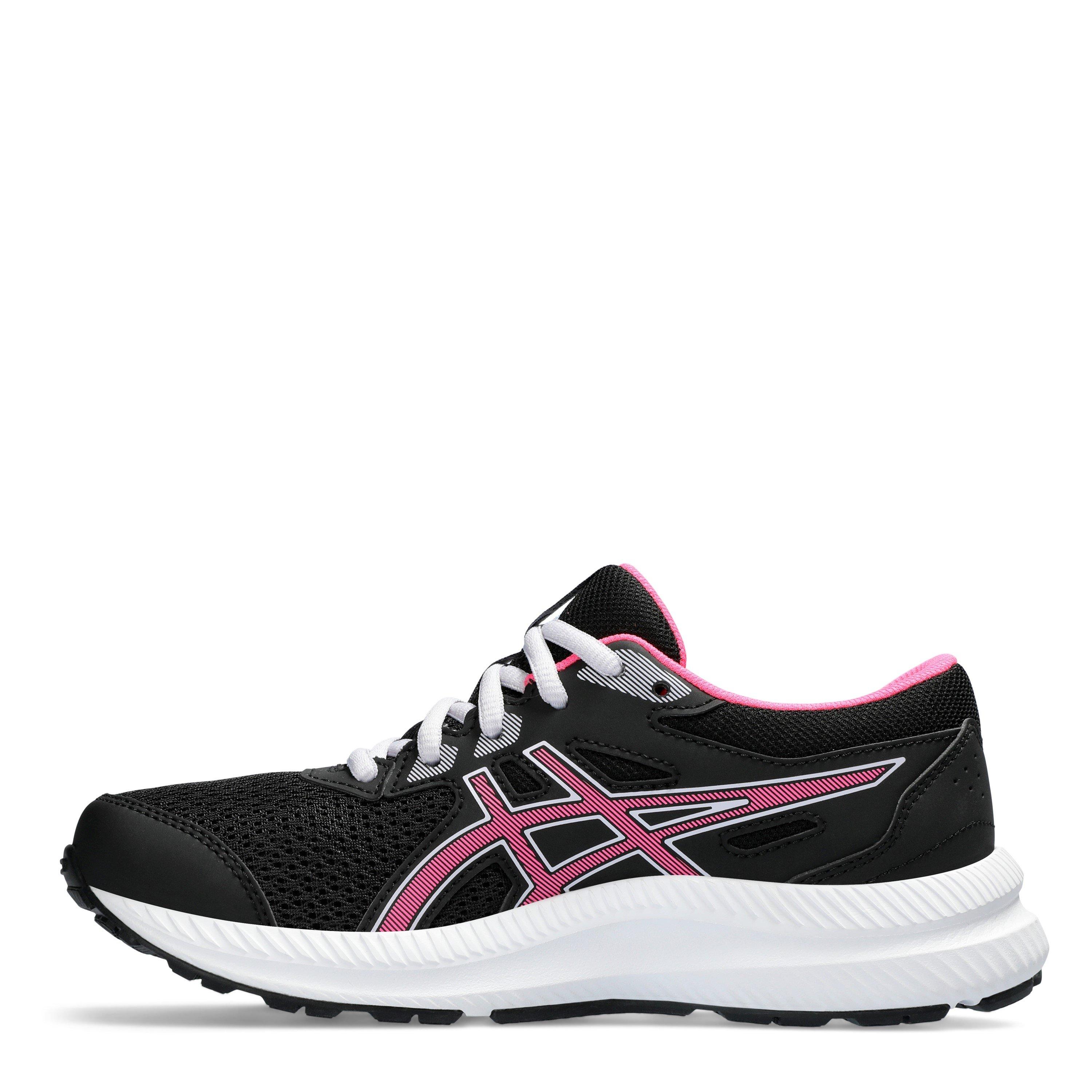 Zwart/Heet Roze - Asics - Contend 8 GS Jnr Running Shoes - 2