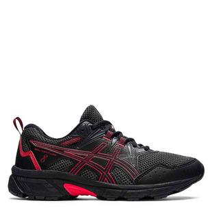 Black/Red - Asics - GEL Venture 8 Juniors Trail Running Shoes - 1