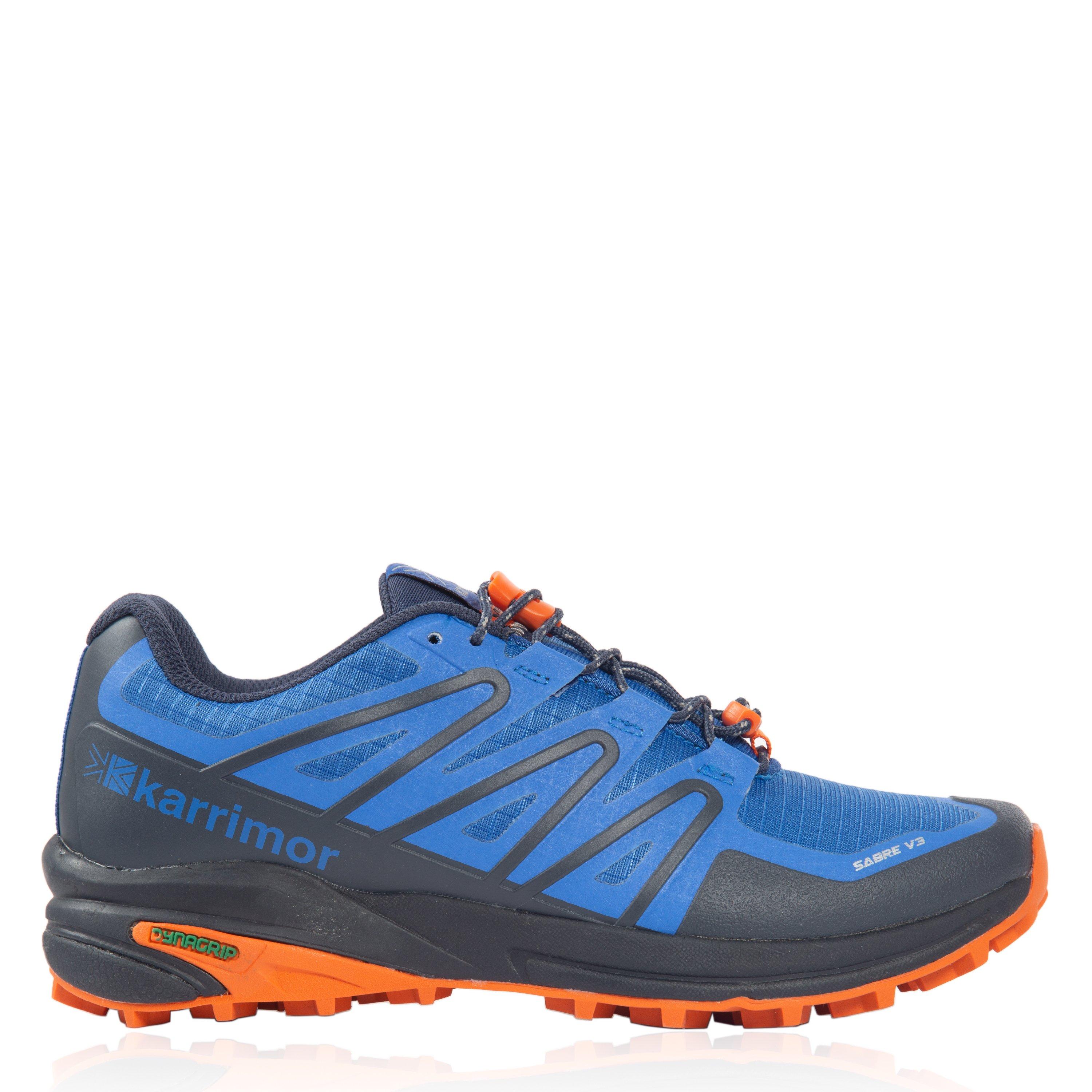 Blå/Appelsin - Karrimor - Sabre 3 Junior Boys Trail Running Shoes - 1