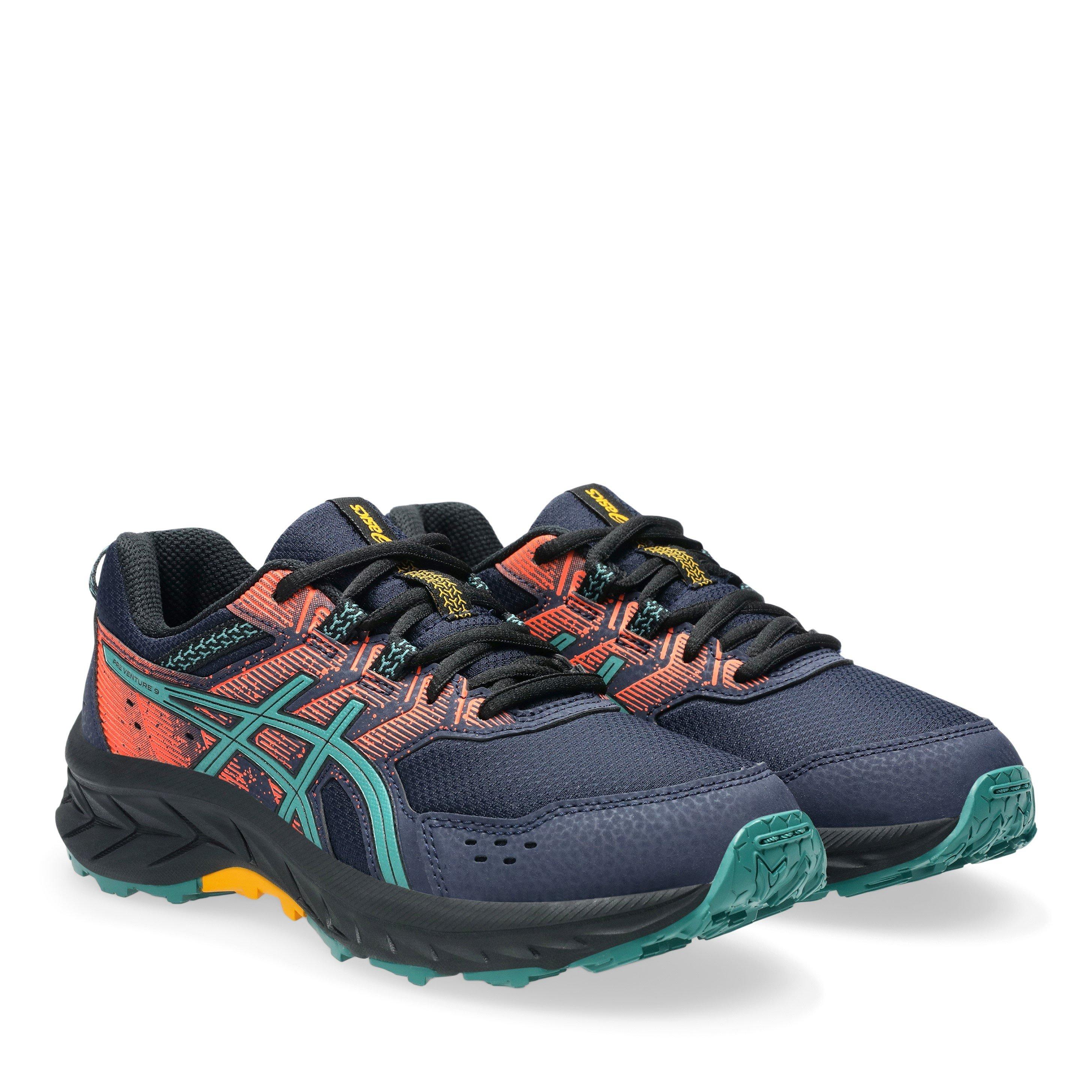 MIDNIGHT/LAKE - Asics - GEL Venture 9 Juniors Trail Running Shoes - 4