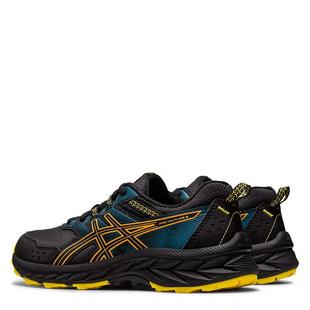BLACK/SANDSTORM - Asics - GEL Venture 9 Juniors Trail Running Shoes - 6